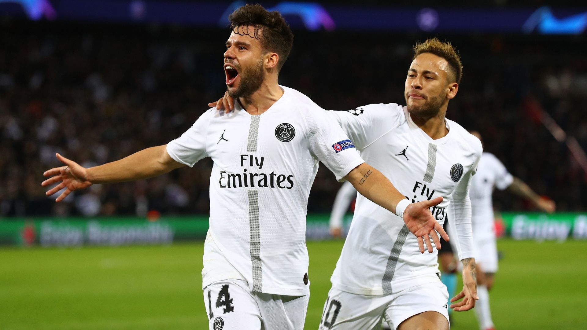 Juan Bernat Neymar PSG Liverpool 28112018