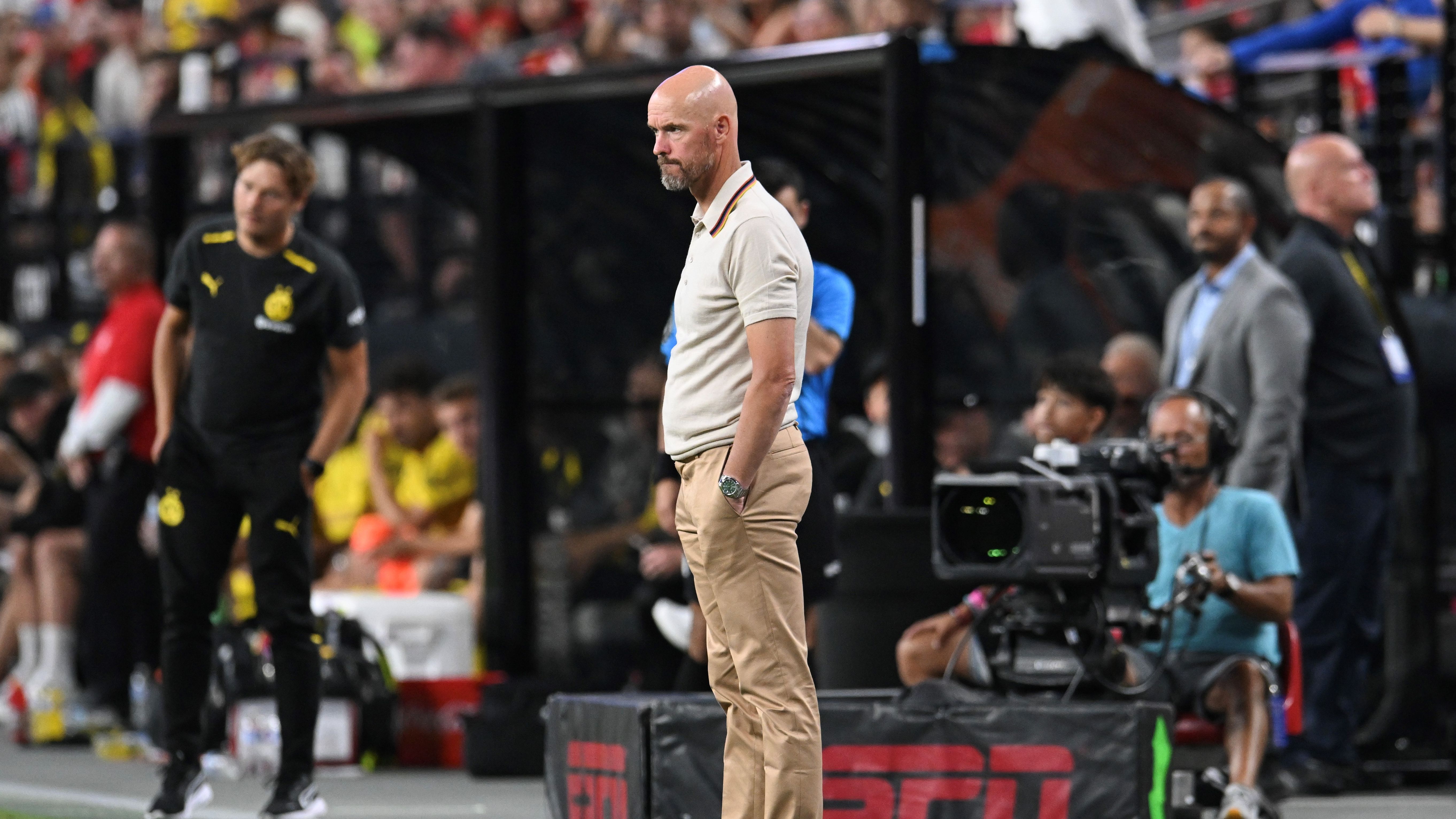 Erik ten Hag Manchester United vs Borussia Dortmund