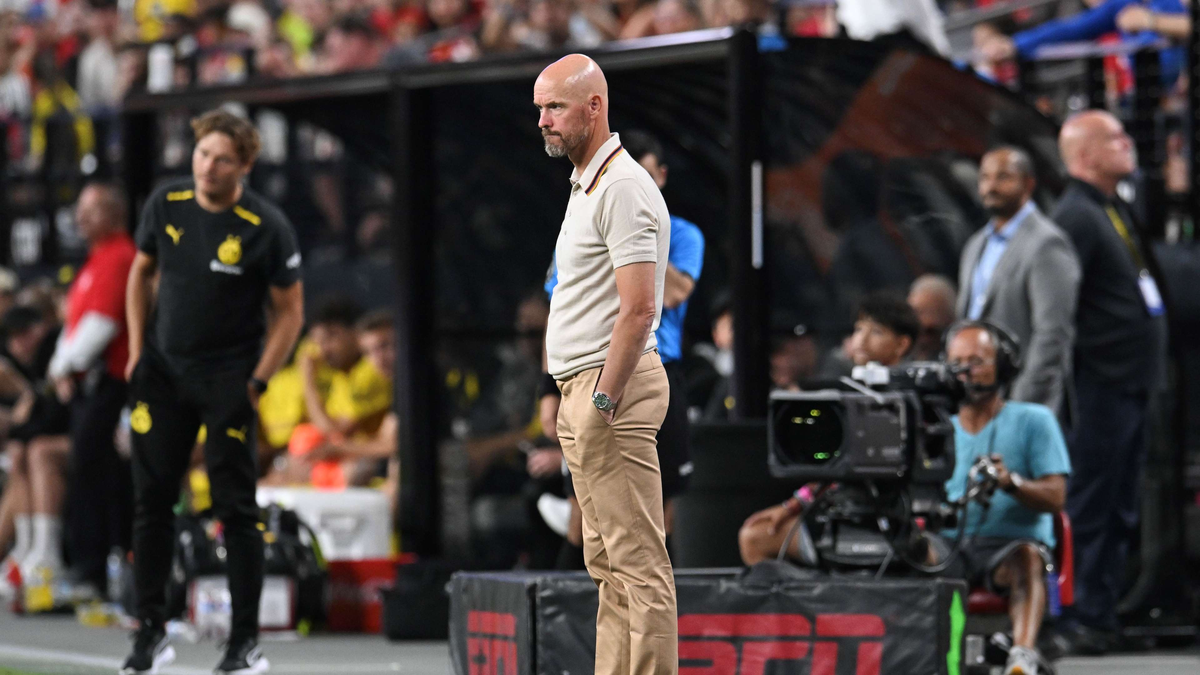 Erik ten Hag Manchester United vs Borussia Dortmund