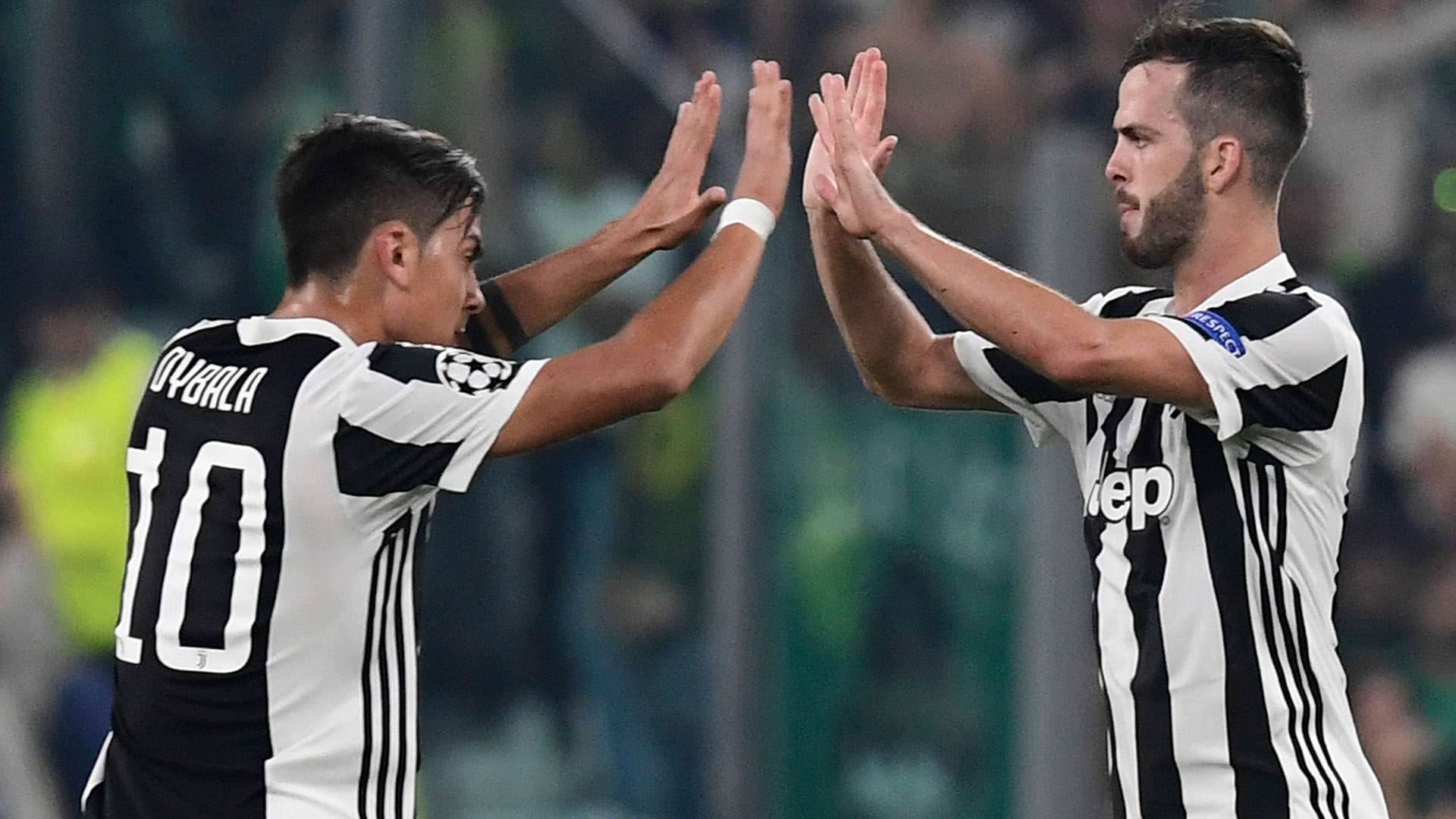 Dybala Pjanic Juventus Sporting Champions League