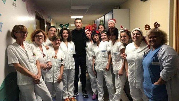 Cristiano Ronaldo hospital