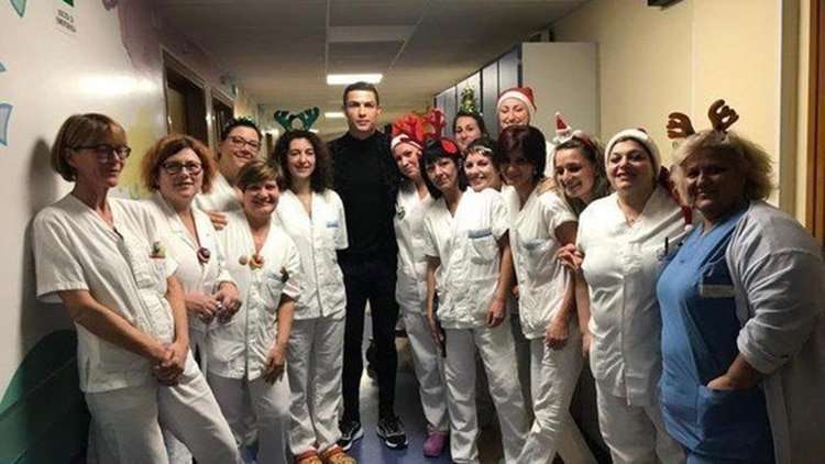 Cristiano Ronaldo hospital
