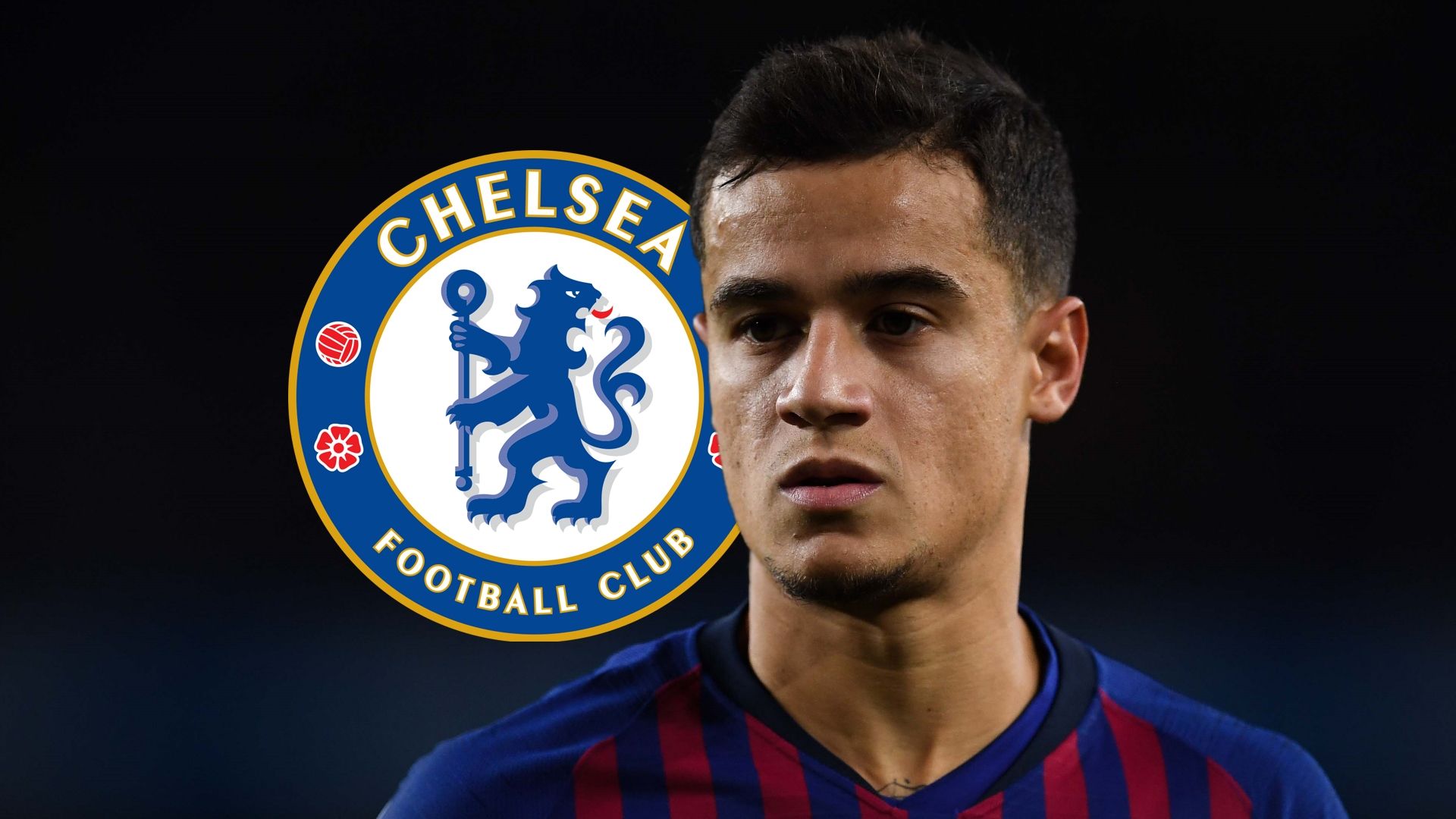 Coutinho, Chelsea logo