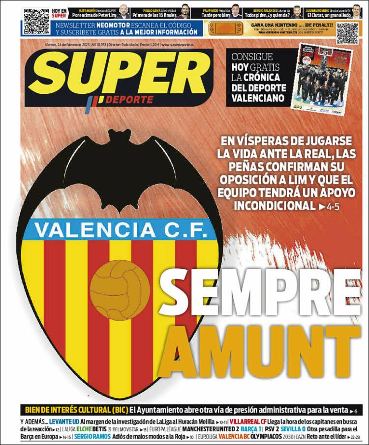 Portadas 24 de febrero 2023