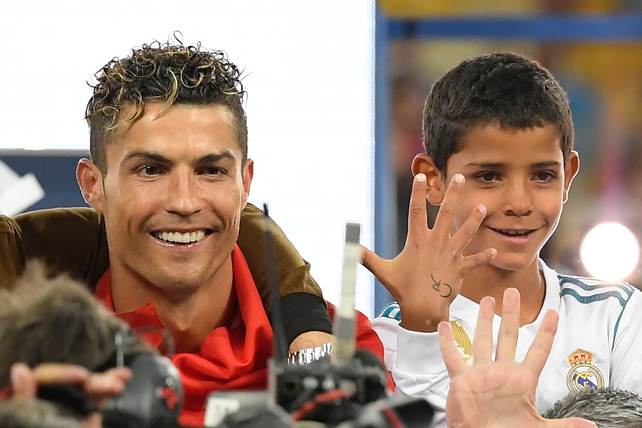 Ronaldo & his son