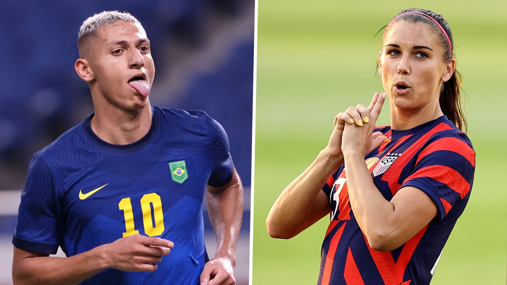 Richarlison Alex Morgan