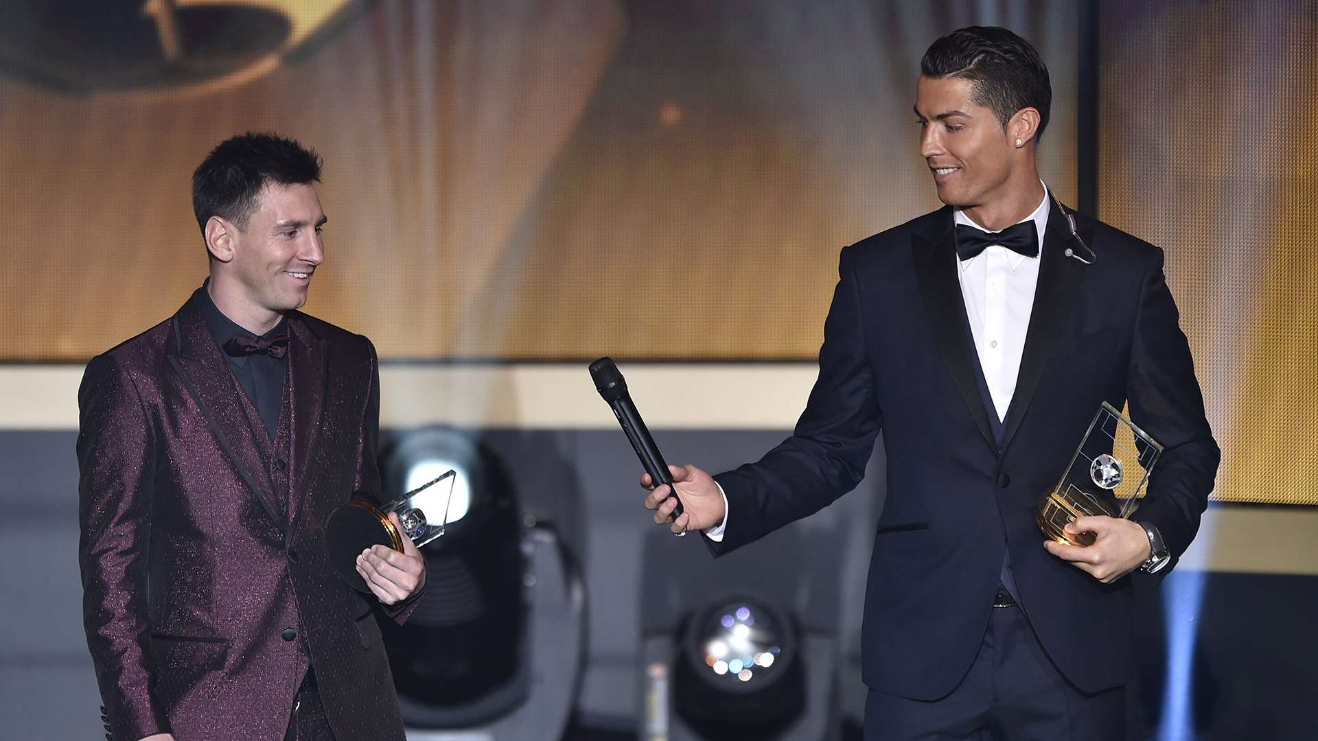 Lionel Messi Cristiano Ronaldo Ballon d'Or 2014