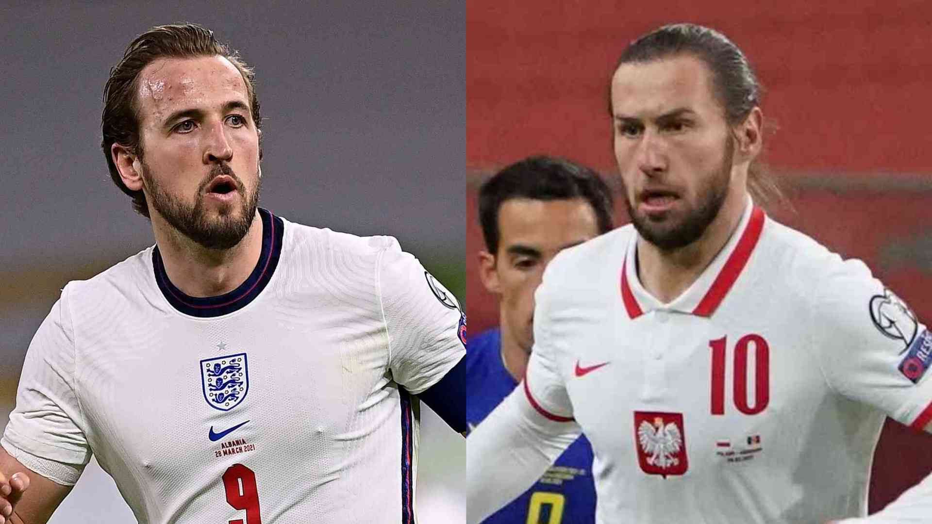 England Harry Kane Poland Grzegorz Krychowiak