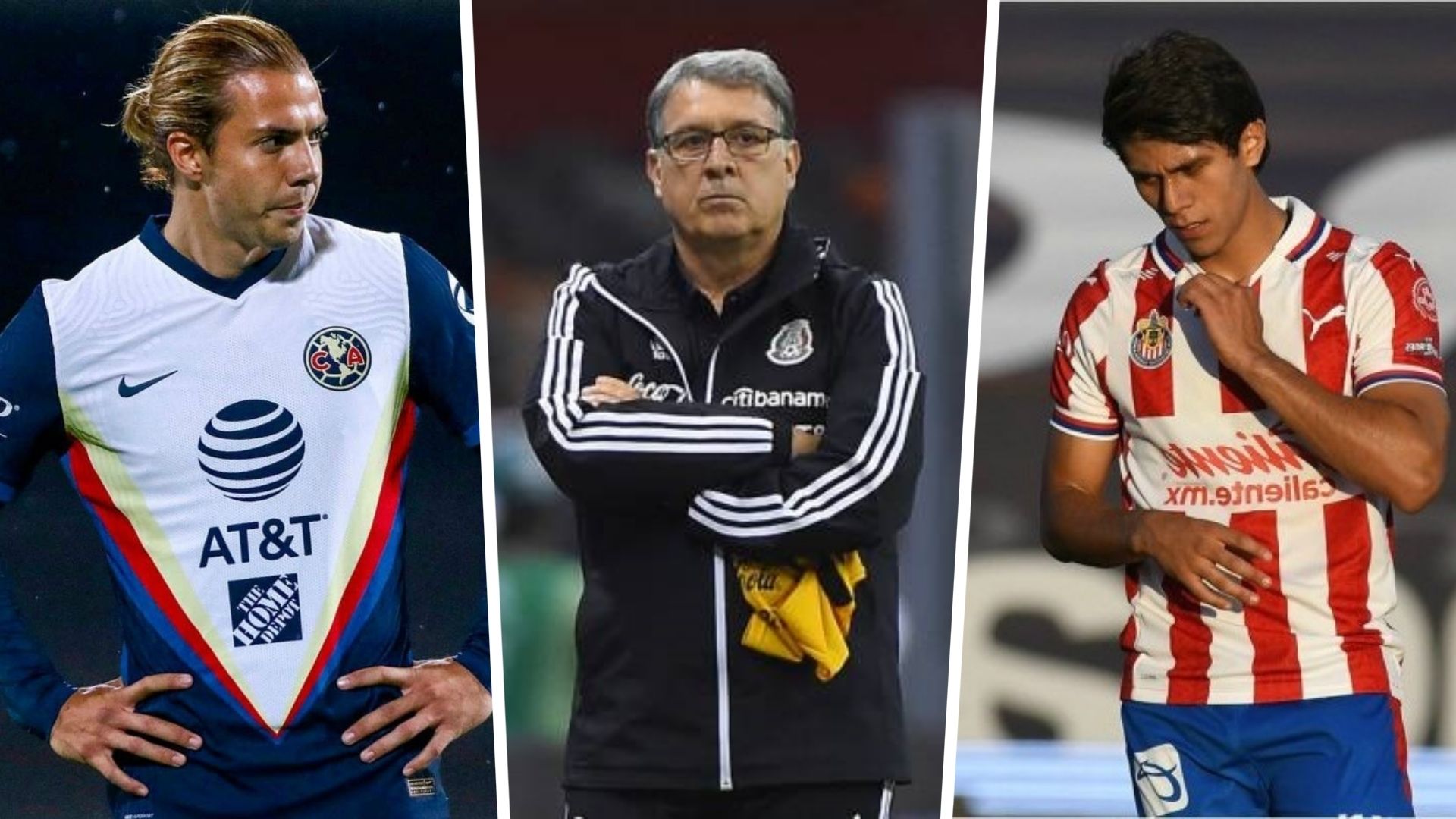 Sebastián Córdova Gerardo Martino José Juan Macías