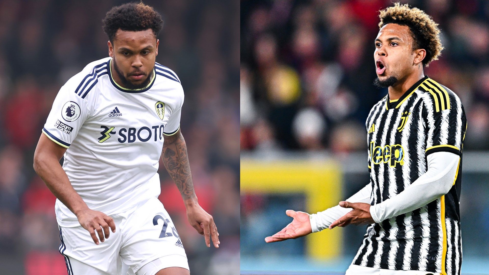 Weston McKennie split 