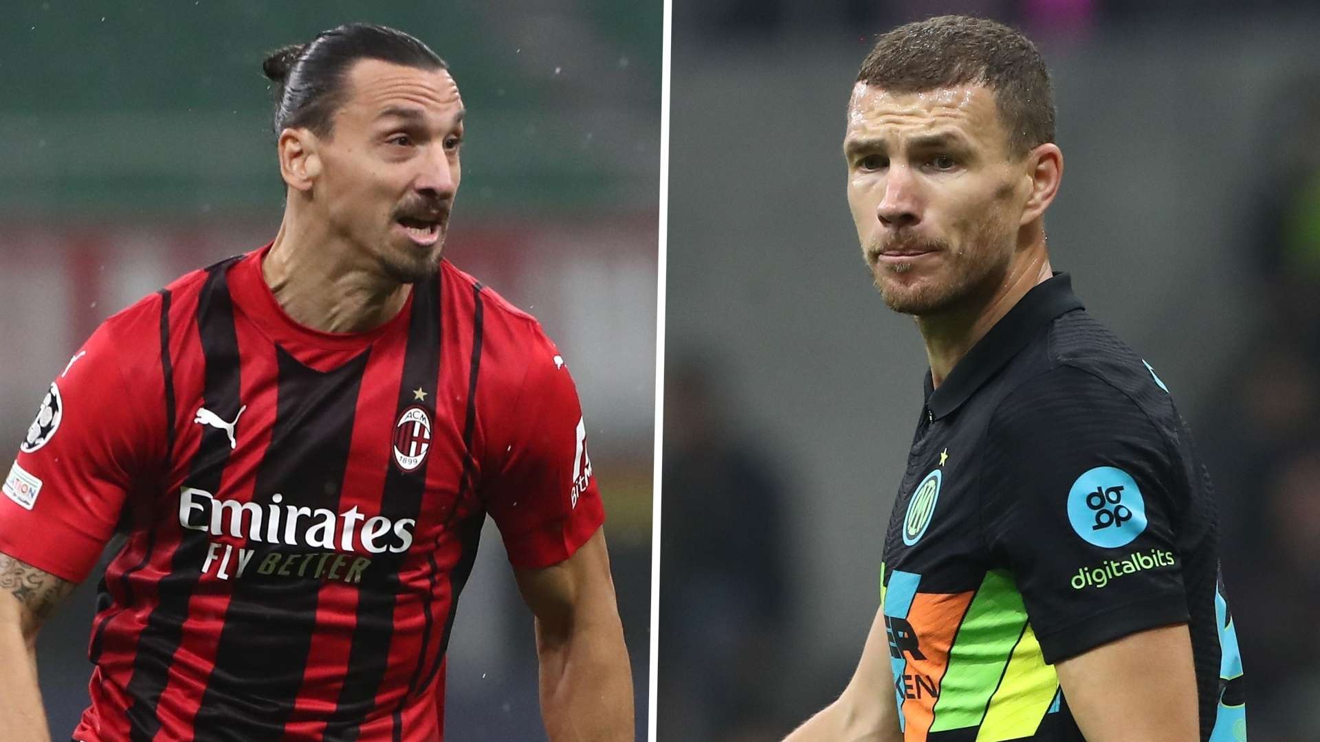 Ibrahimovic Dzeko Inter Milan GFX