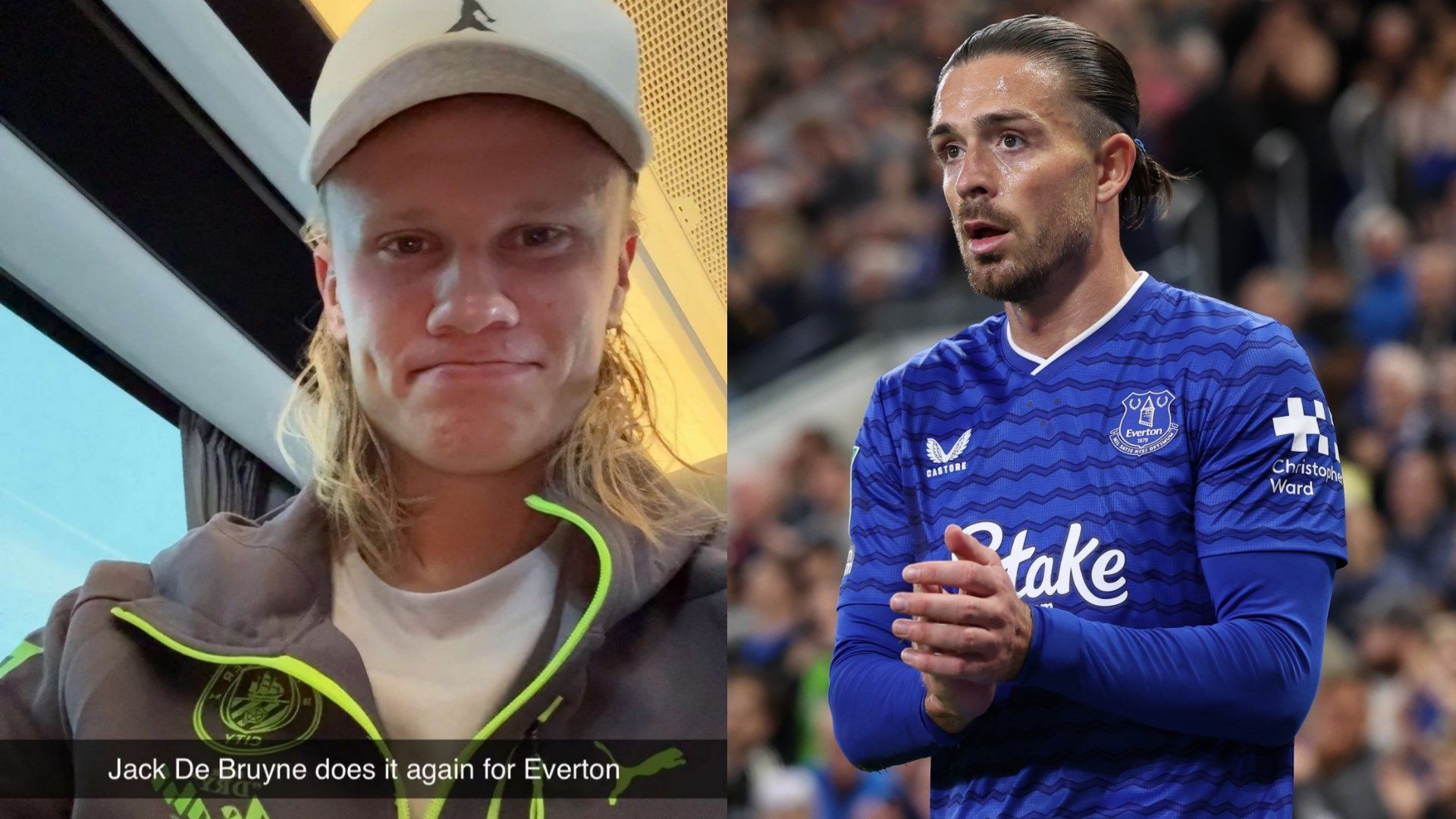 Erling Haaland Jack Grealish Everton