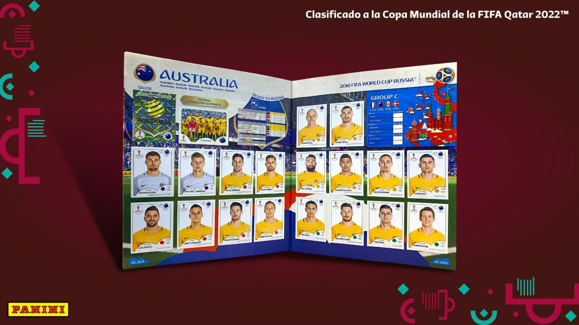 Australia Álbum Panini Qatar 2022