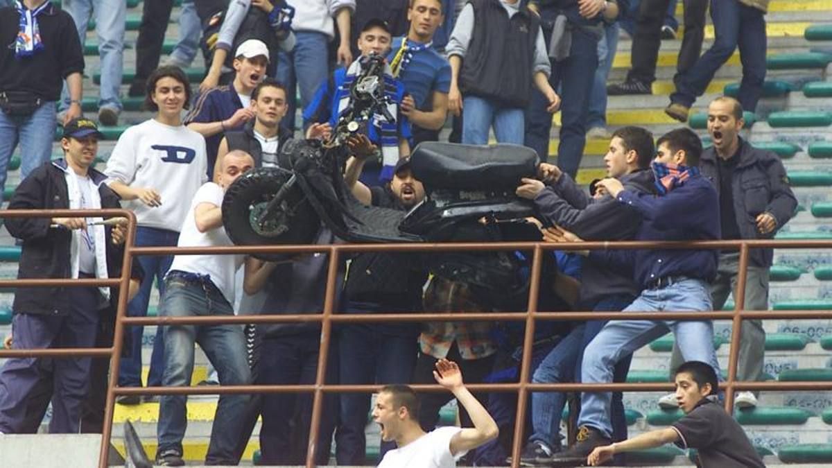 Inter Atalanta fans motorino incident