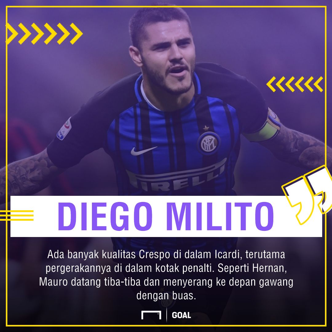 GFXID - Diego Milito tentang Mauro Icardi