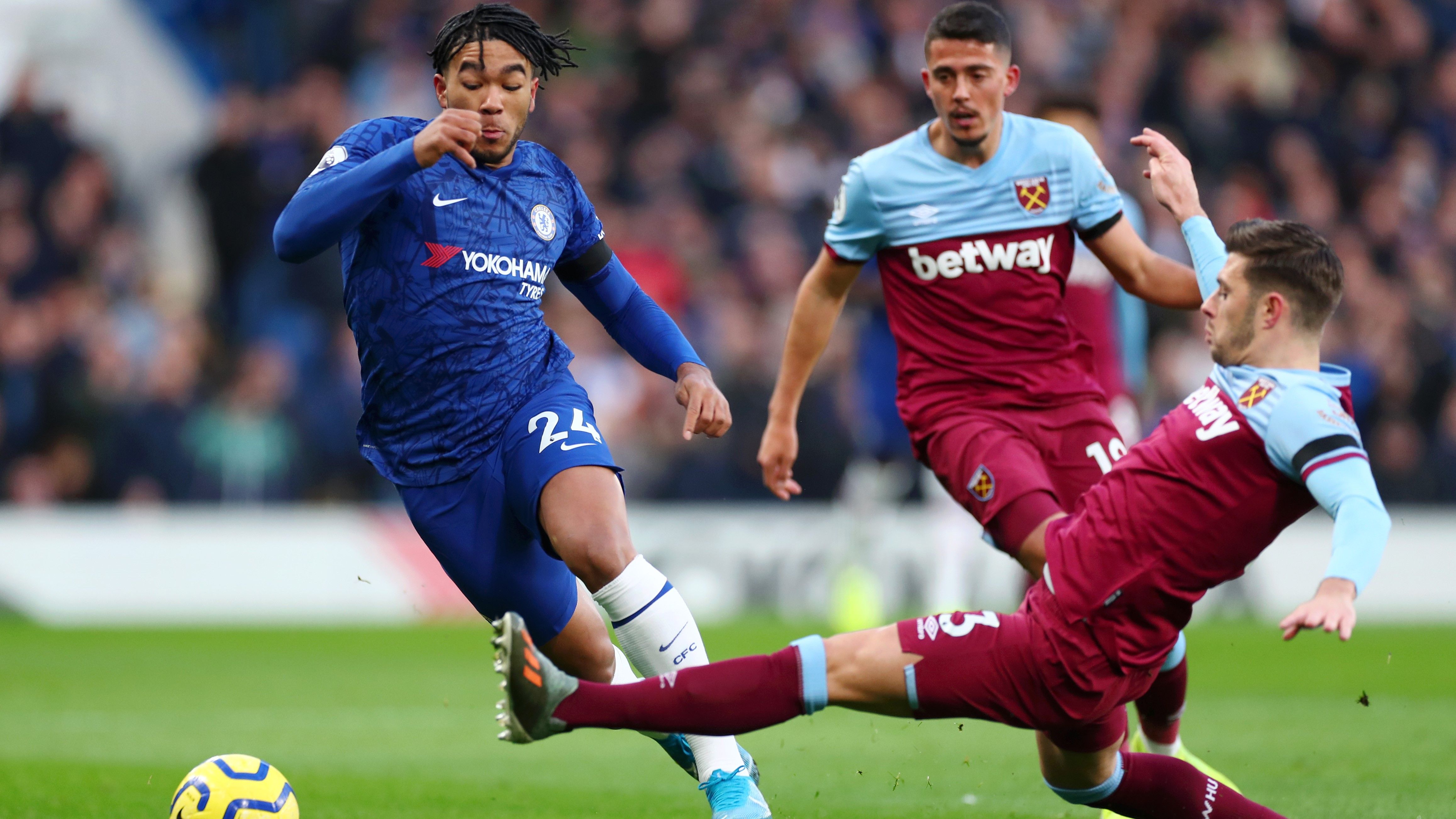 Reece James Chelsea West Ham English Premier League