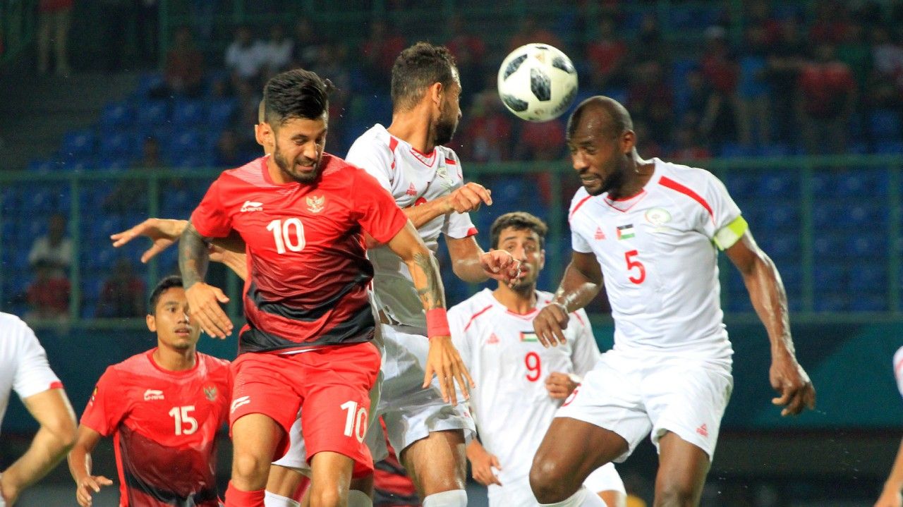 Stefano Lilipaly & Abdallatif Albahdari - Indonesia vs Palestina