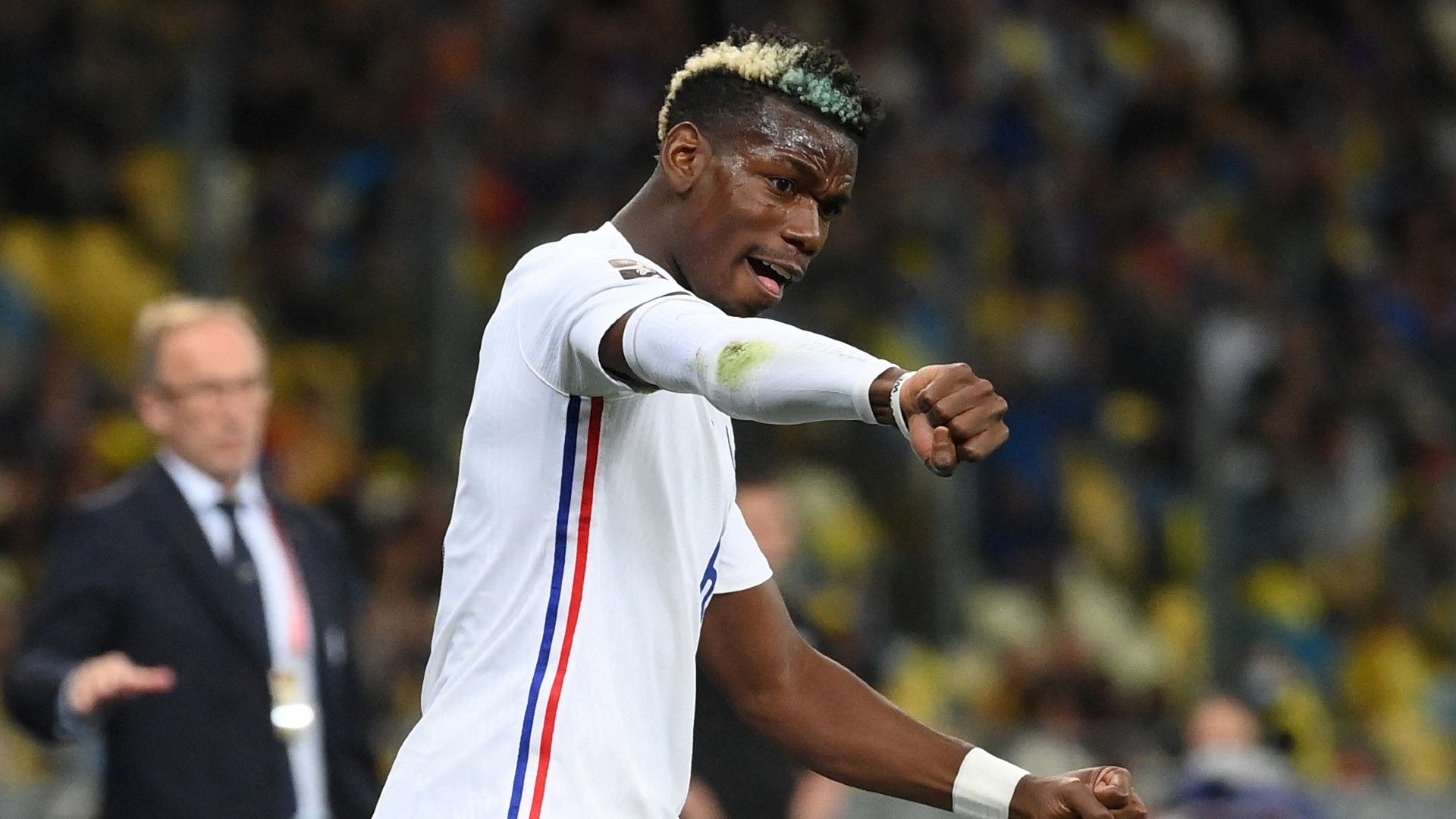 Paul Pogba Ukraine vs France 2022 World Cup qualifier