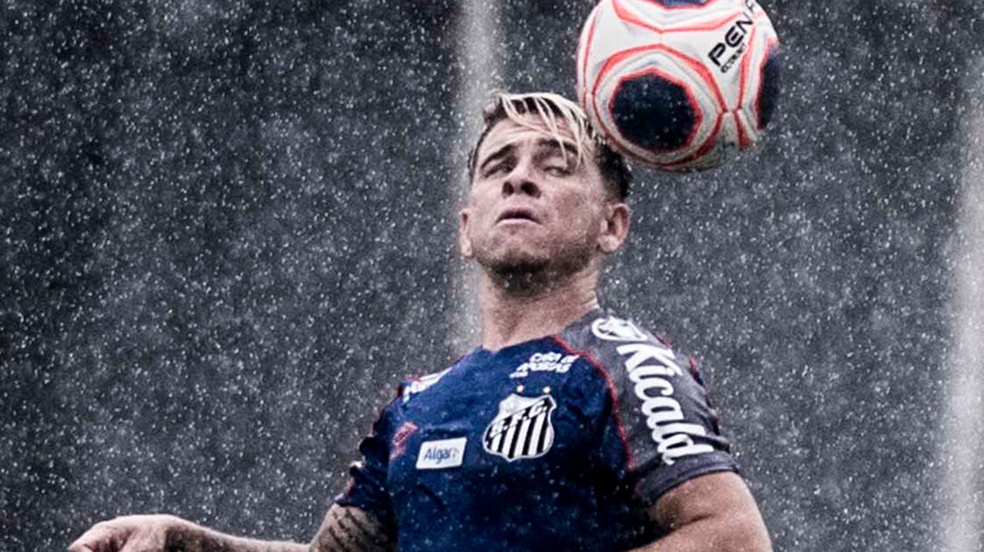 Yeferson Soltedo treino Santos 2020