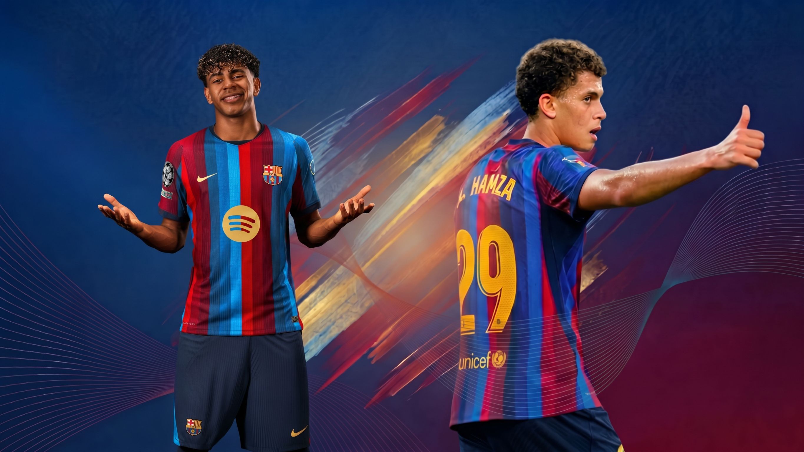 GOAL ONLY Hamza Barcelona Yamal GFX