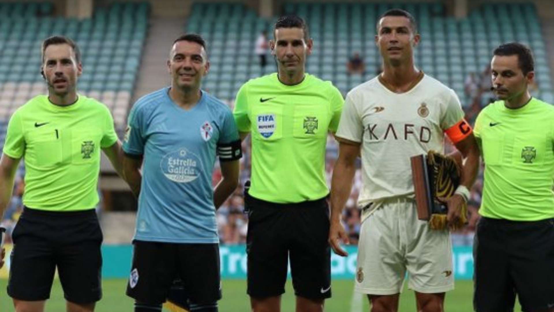 IAGO ASPAS CRISTIANO RONALDO CELTA AL NASSR AMISTOSO 2023