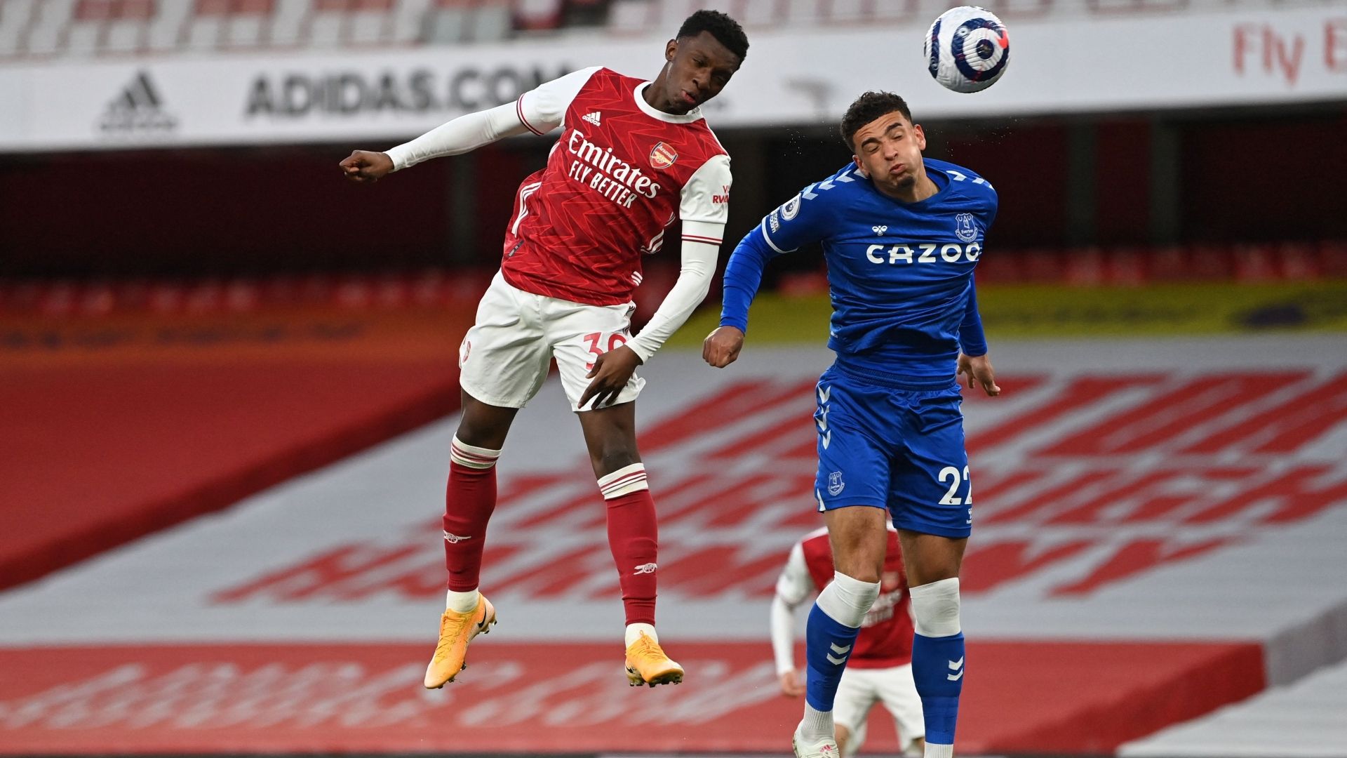Eddie Nketiah Arsenal Ben Godrey Everton