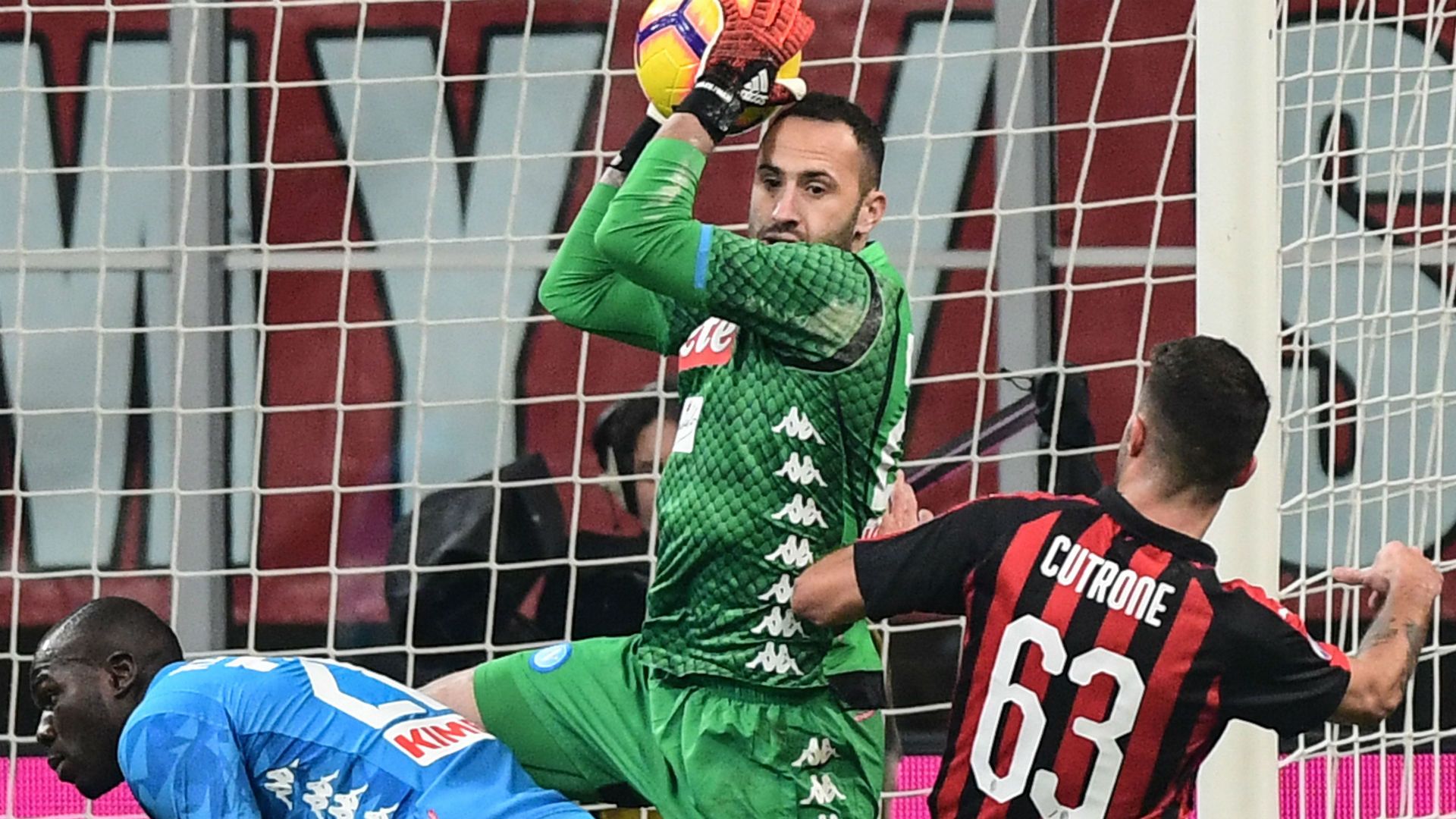 David Ospina Napoli - Milan Serie A 26012019