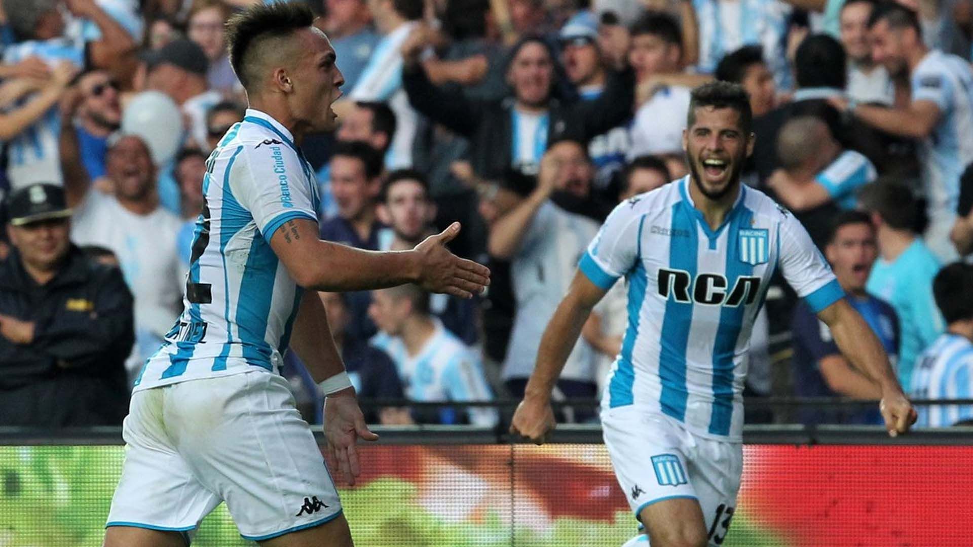 Lautaro Martinez Emanuel Insua Racing Gimnasia La Plata Primera Division 06052017