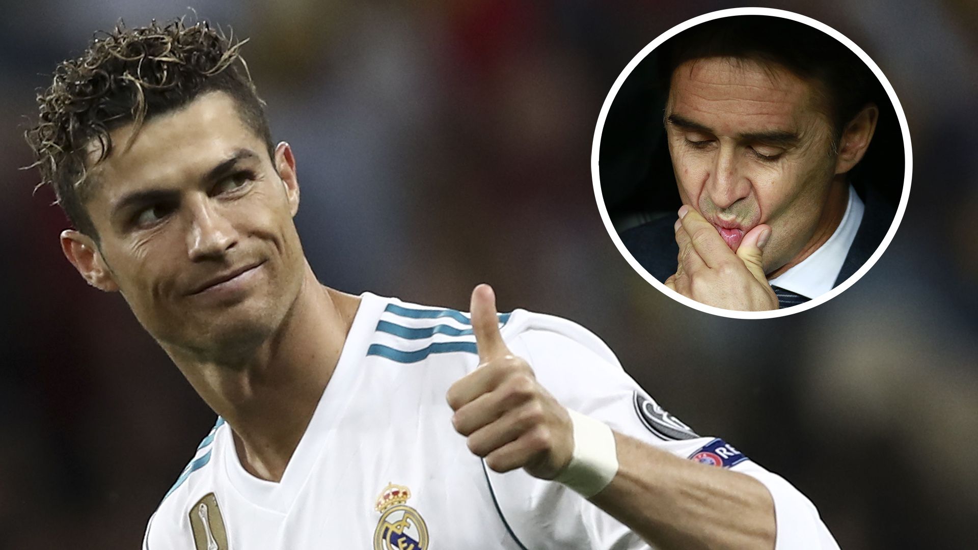 Cristiano Ronaldo Julen Lopetegui Real Madrid GFX