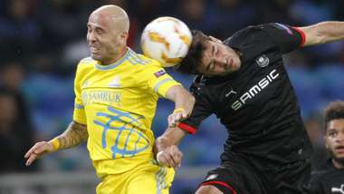 Richard Damien Da Silva Astana Rennes UEFA Europa League 04102018