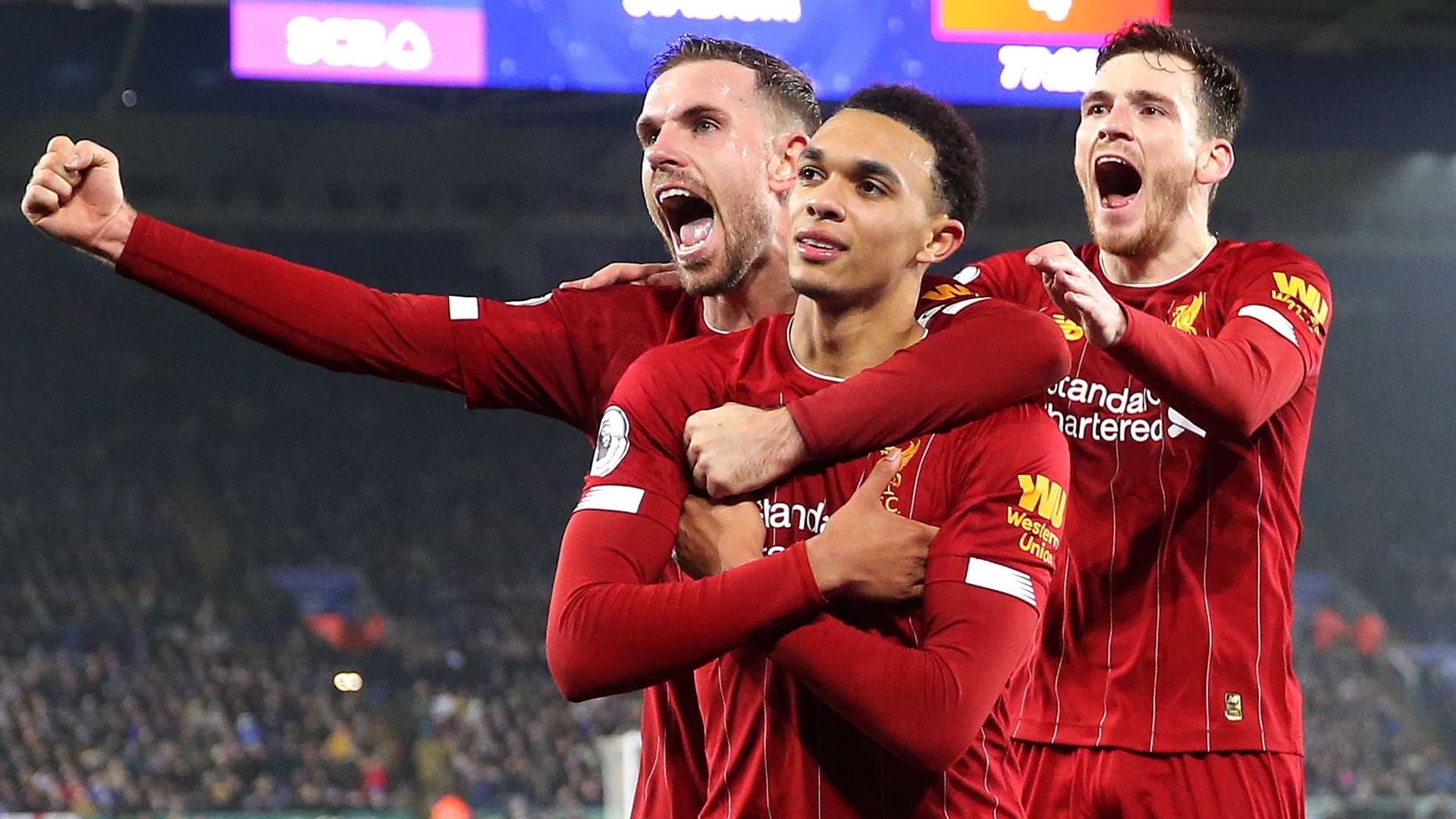 Trent Alexander-Arnold Jordan Henderson Andy Robertson Liverpool