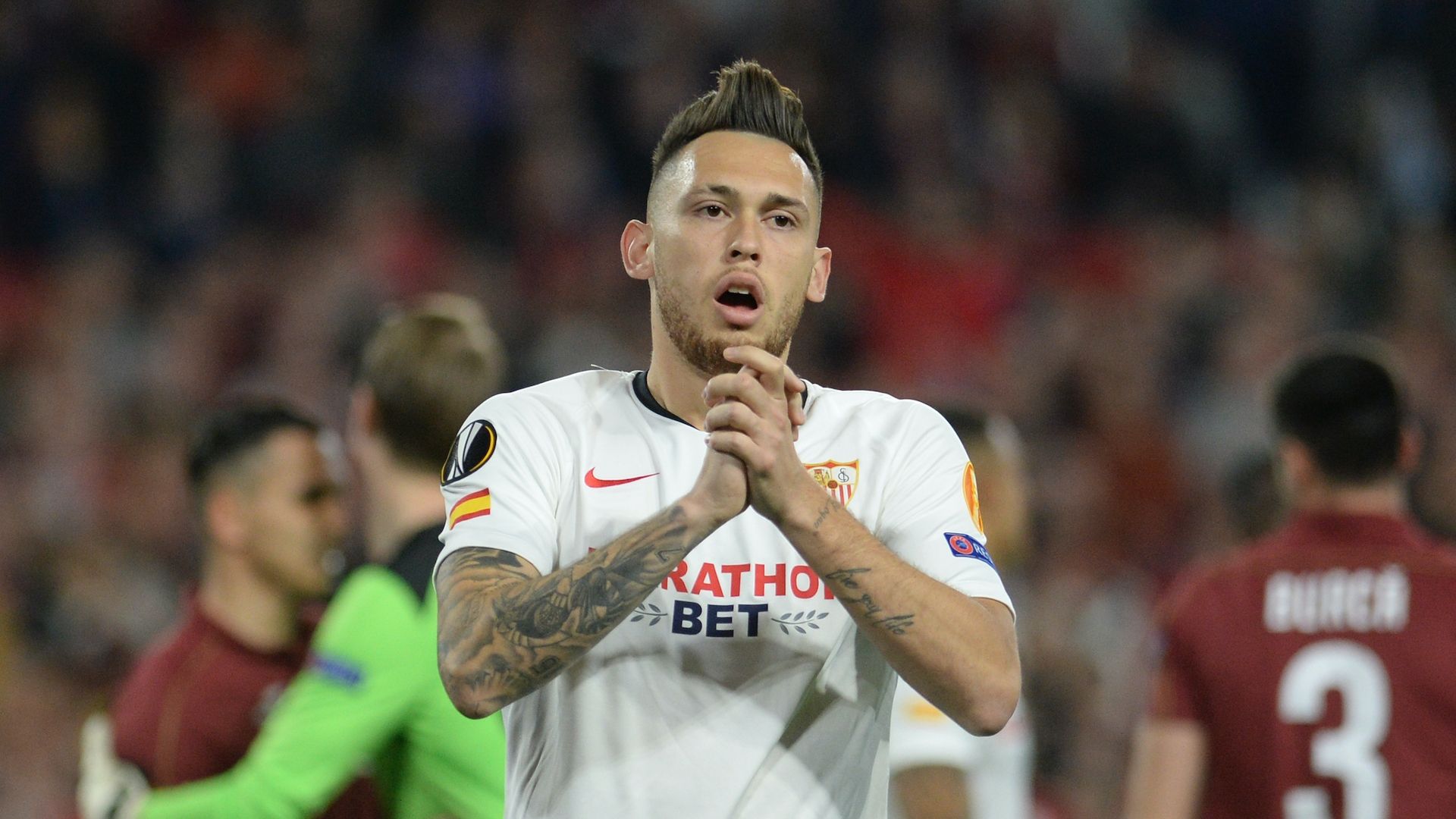 Ocampos Sevilla Cluj Europa League