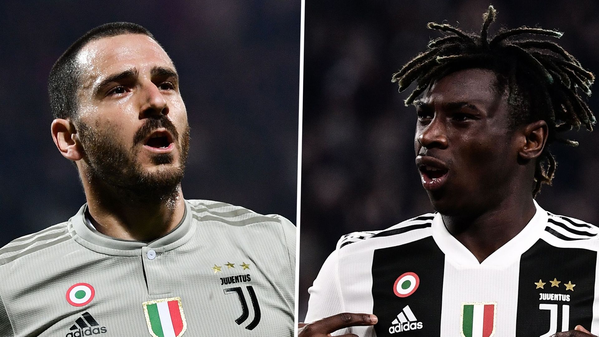 Leonardo Bonucci Moise Kean Juventus