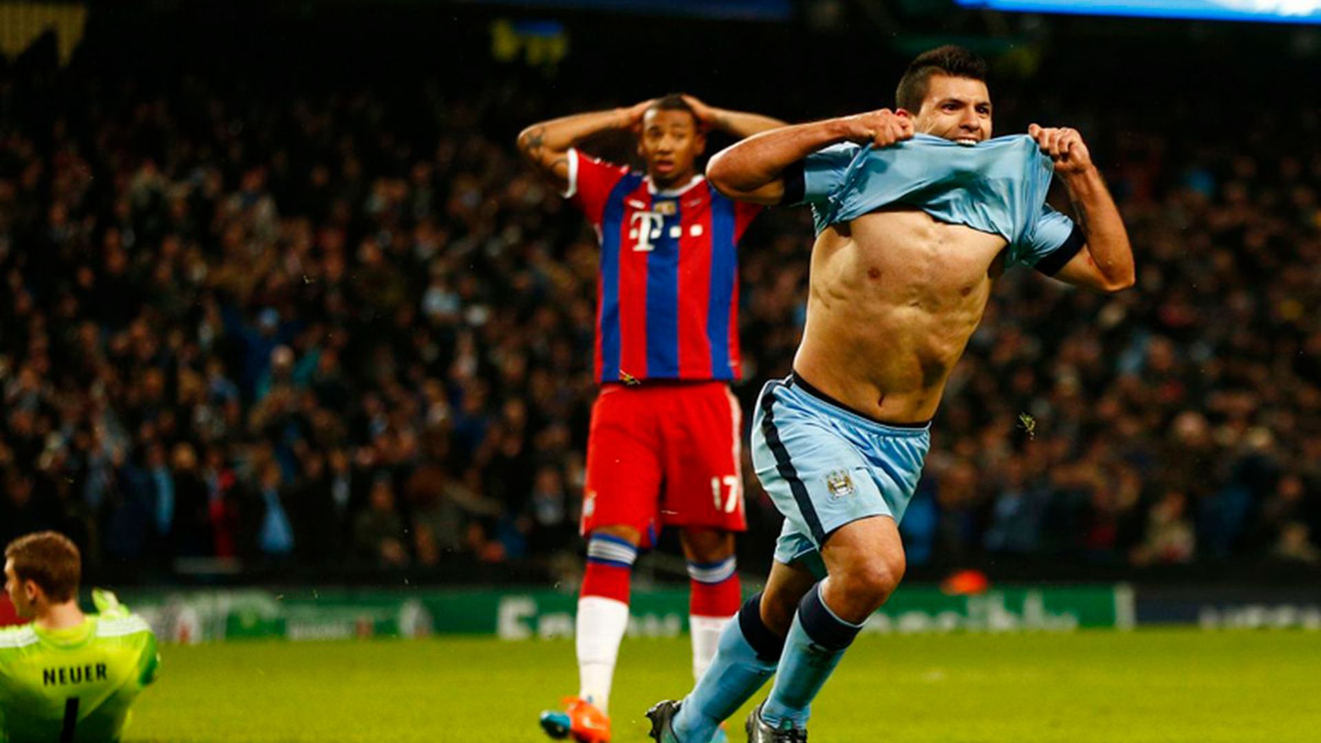 sergio aguero manchester city bayern munich premier league