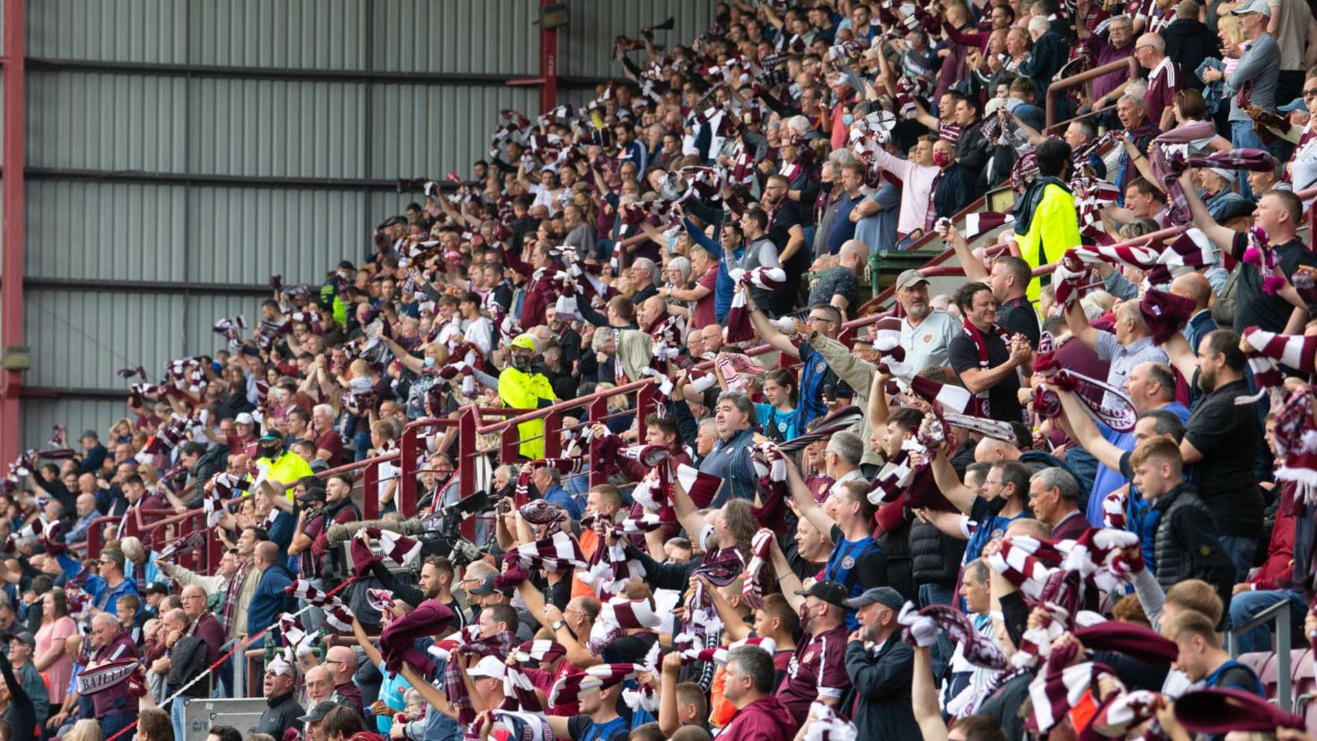 Heart of Midlothian, torcida, 2021