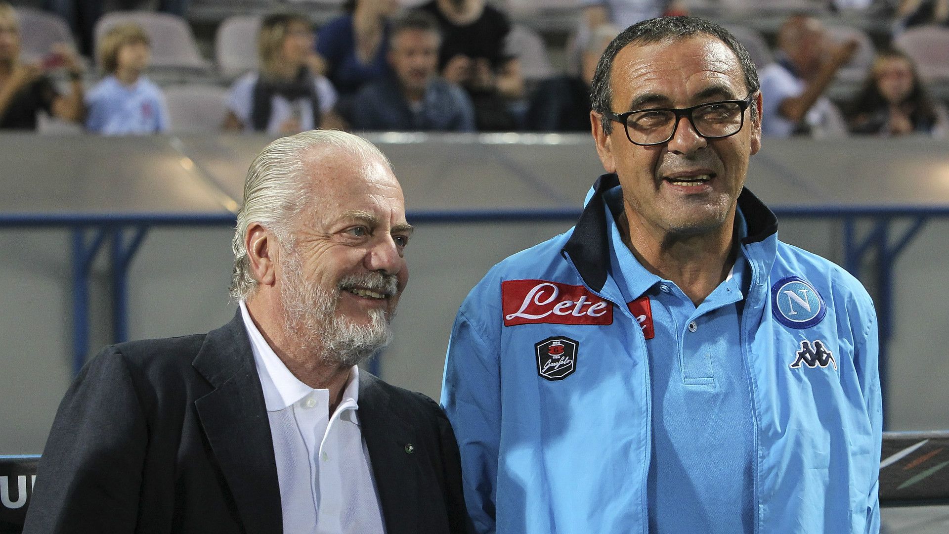Aurelio De Laurentiis, Maurizio Sarri, Sassuolo-Napoli, Serie A, 20150823