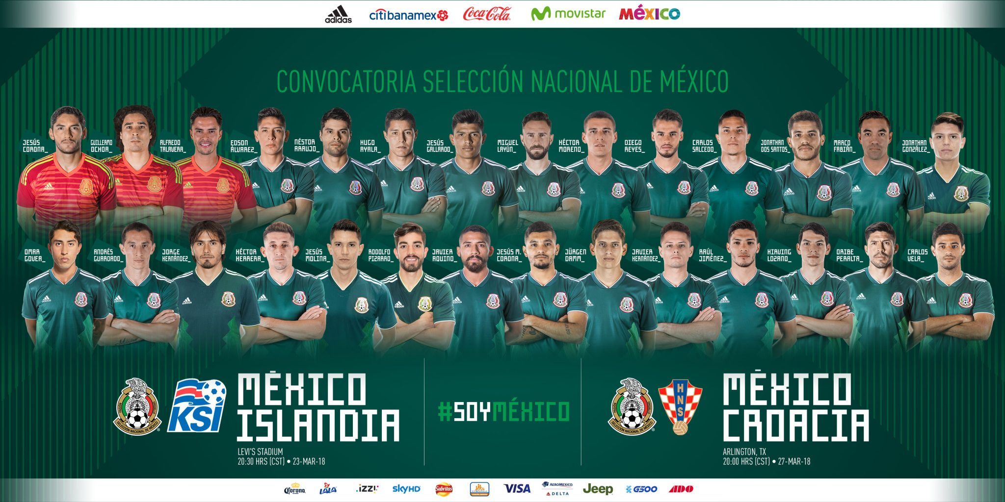 Convocatoria Selección Mexicana