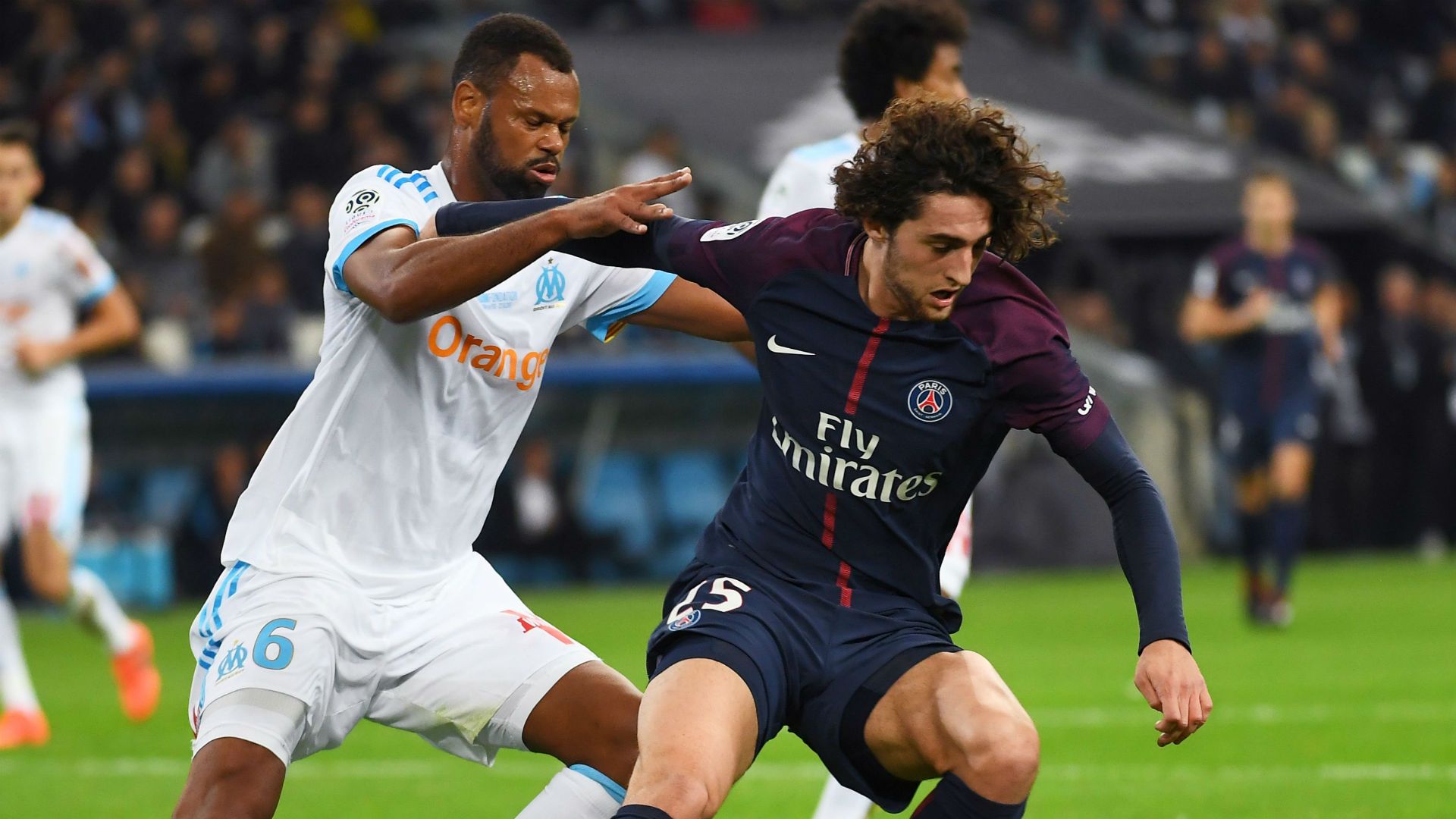 Adrien Rabiot Rolando Marseille PSG Ligue 1 22102017
