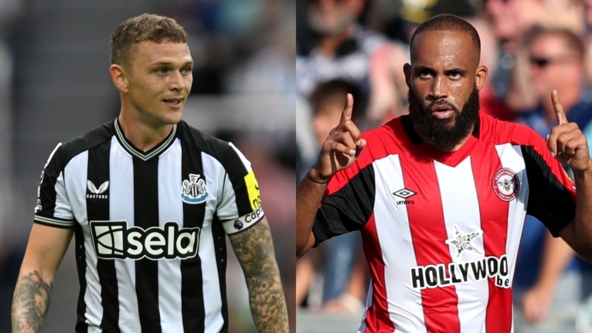 Kieran Trippier Newcastle Bryan Mbeumo Brentford
