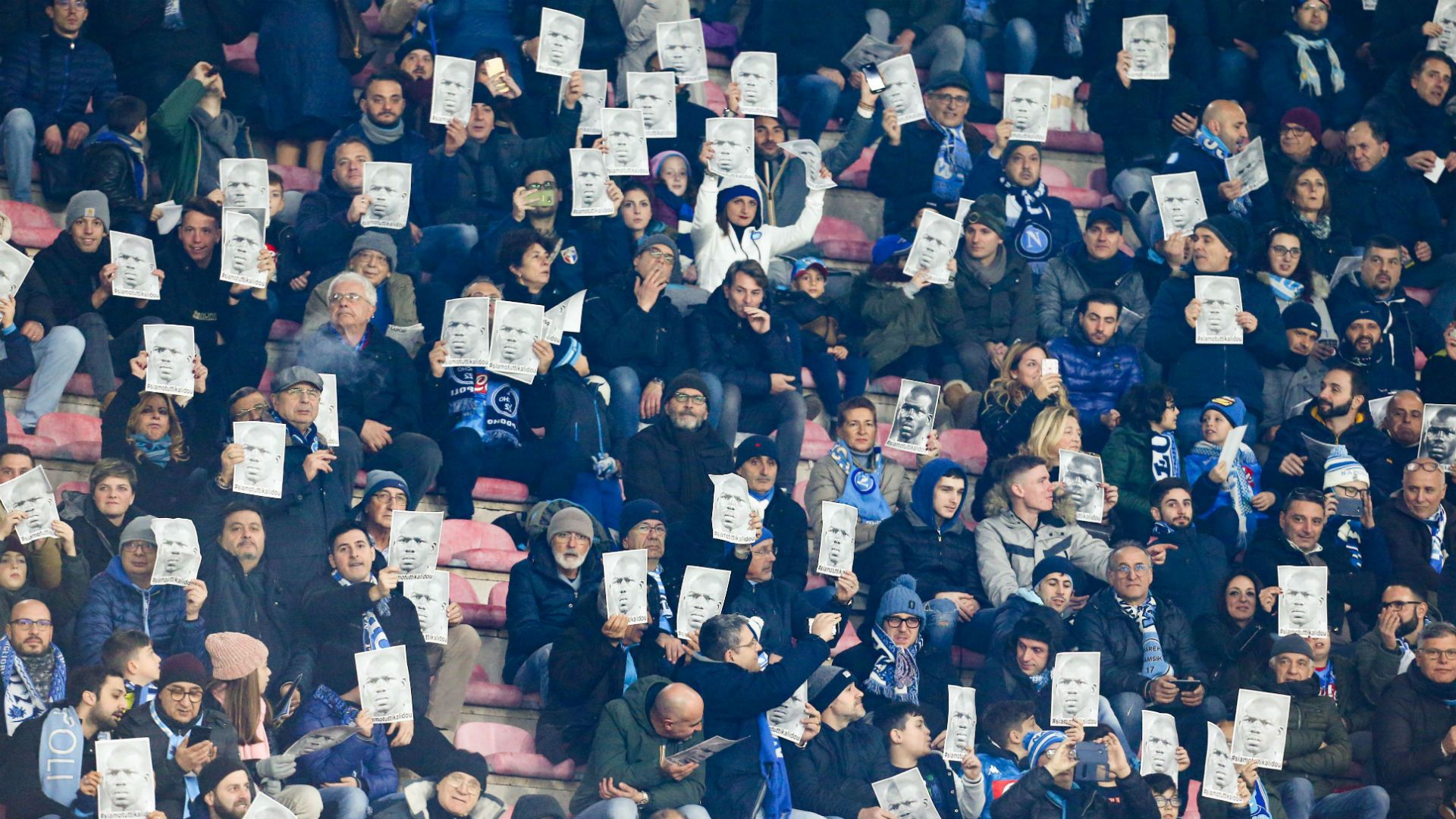 Napoli fans Koulibaly