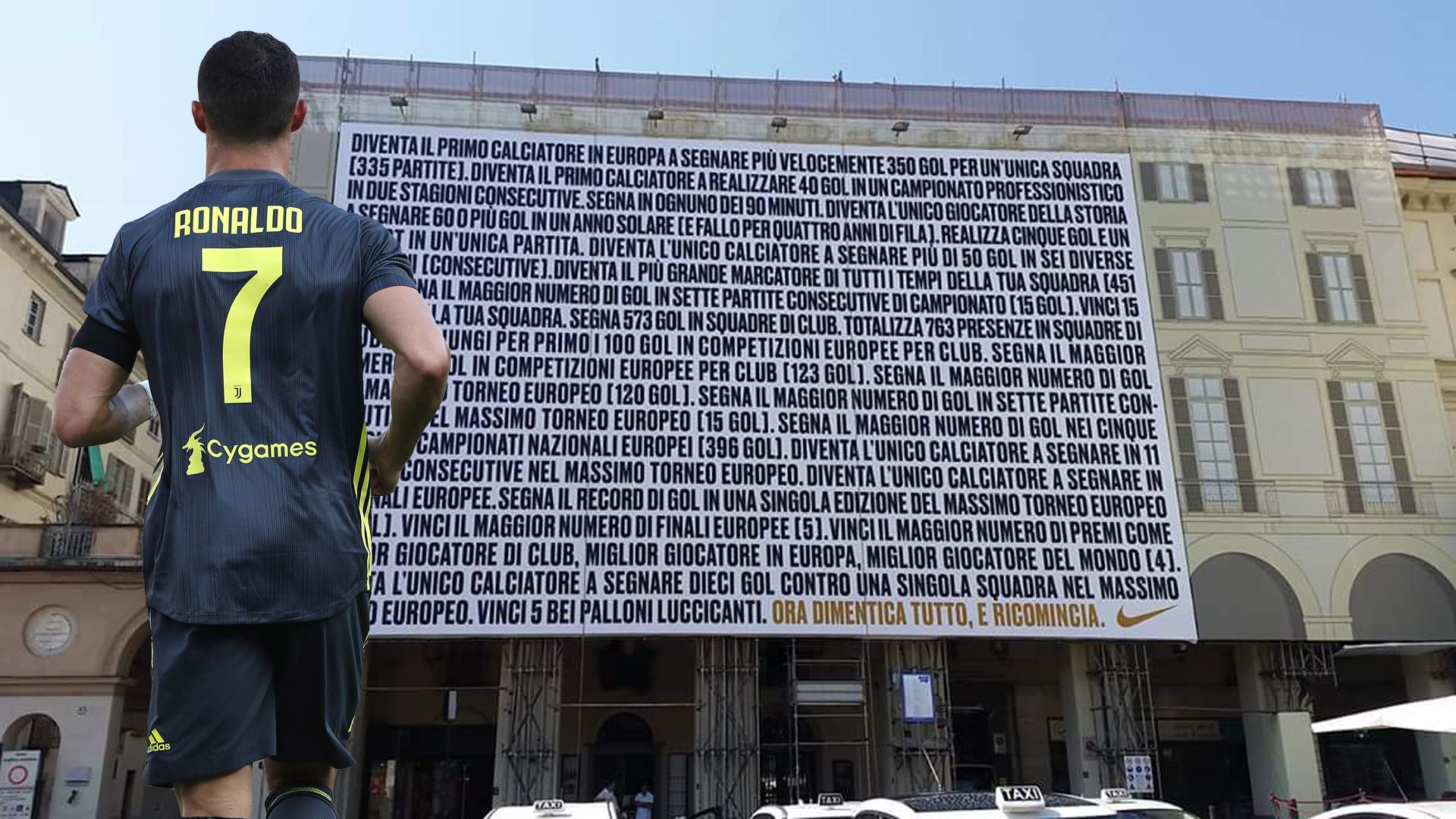 Cristian Ronaldo Juventus Turin Nike Werbung