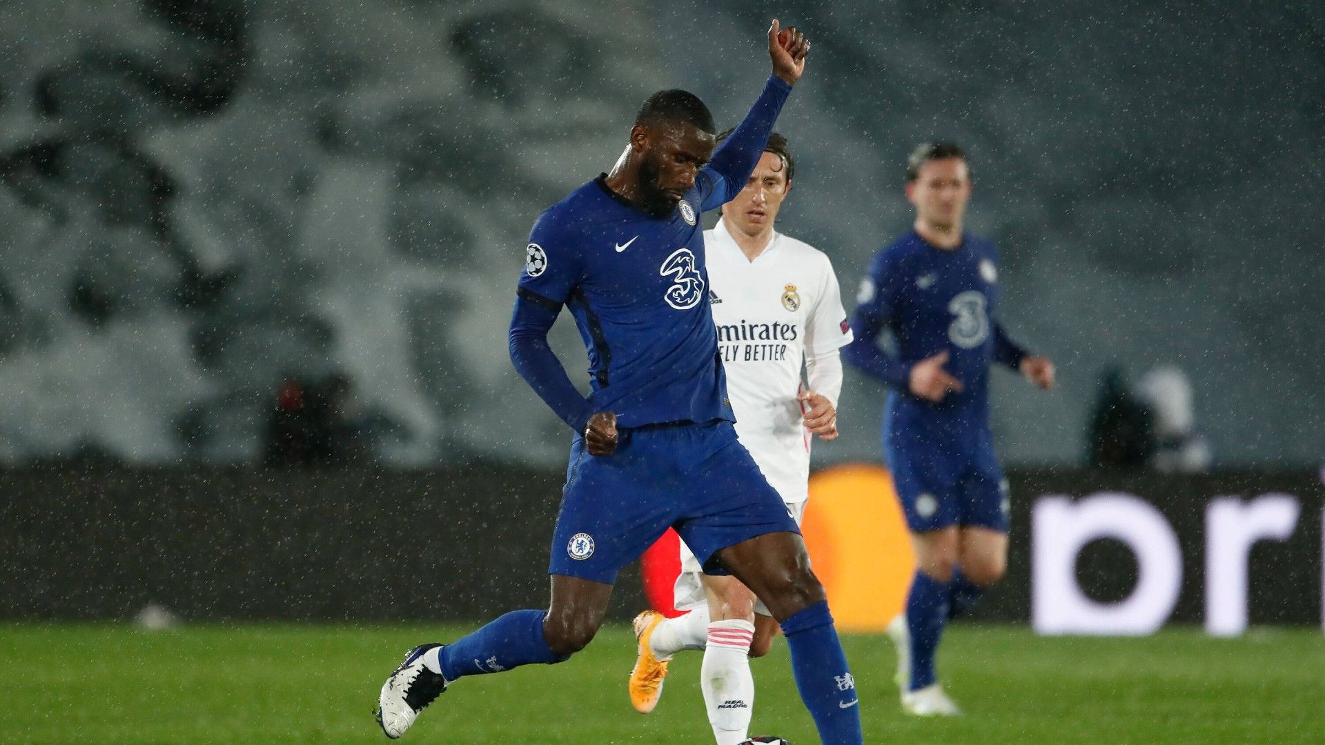 GERMANY ONLY Antonio Rüdiger Luka Modric Chelsea Real Madrid