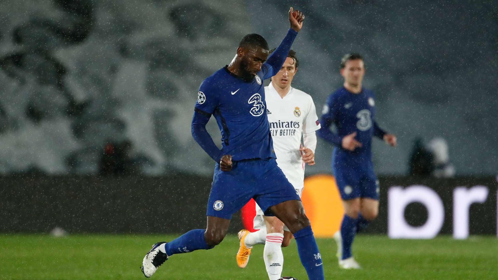 GERMANY ONLY Antonio Rüdiger Luka Modric Chelsea Real Madrid