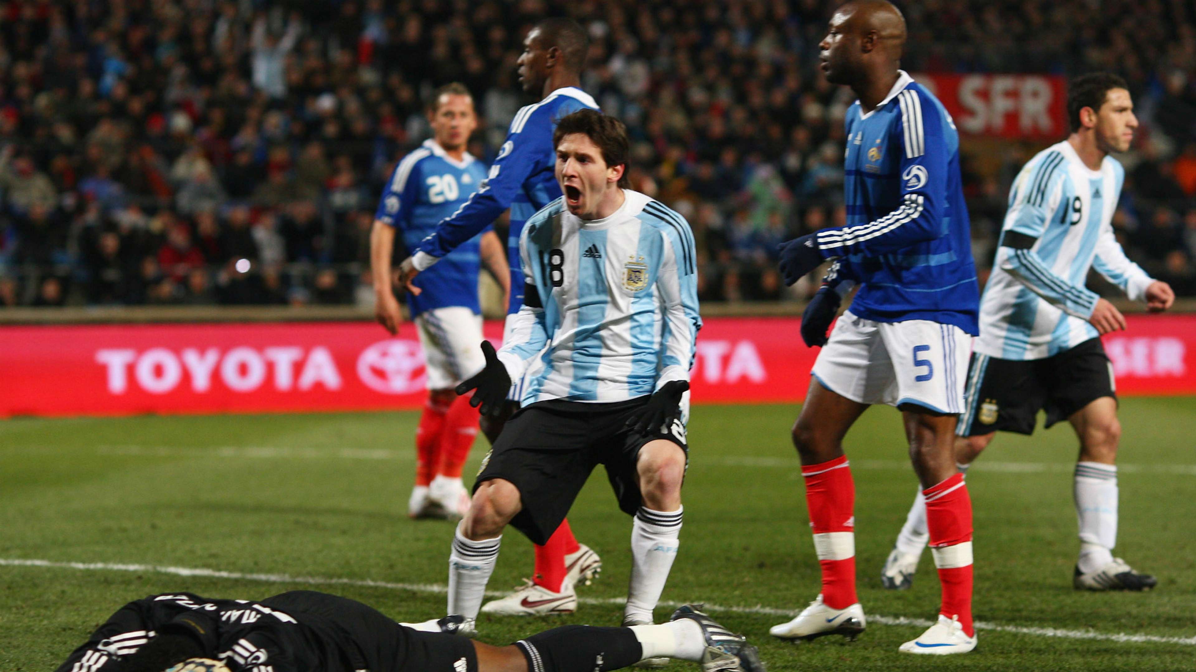 Lionel Messi France Argentina Friendly 11022009