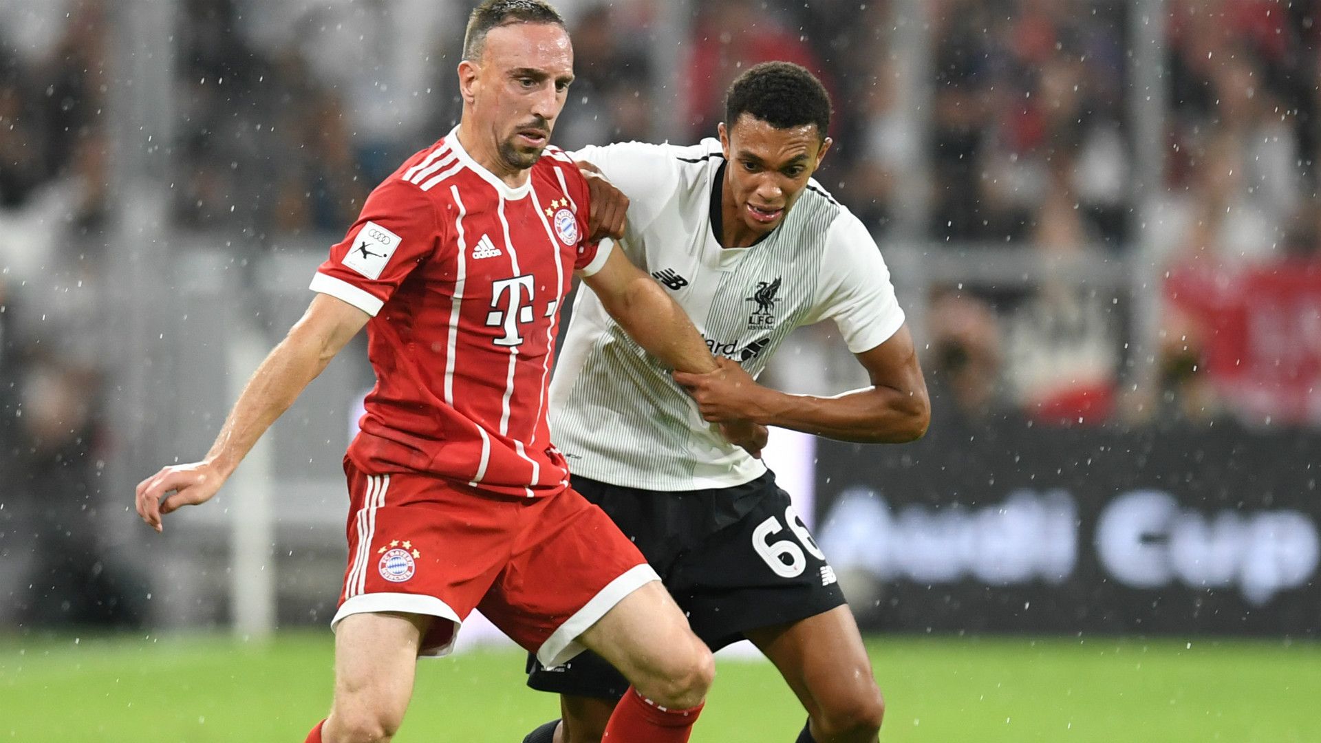 Franck Ribery Trent Alexander-Arnold FC Bayern FC Liverpool 01082017