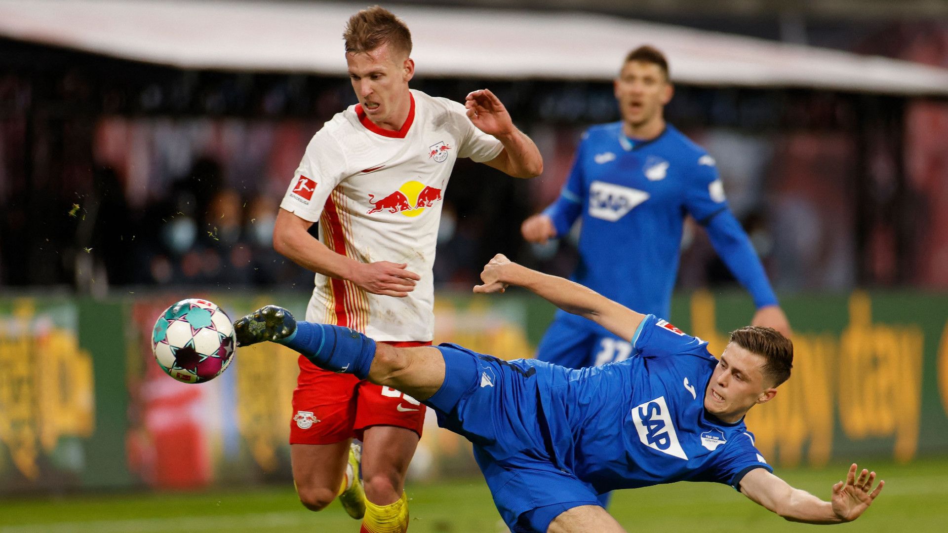 DANI OLMO RB LEIPZIG CHRISTOPH BAUMGARTNER HOFFENHEIM BUNDESLIGA 16042021