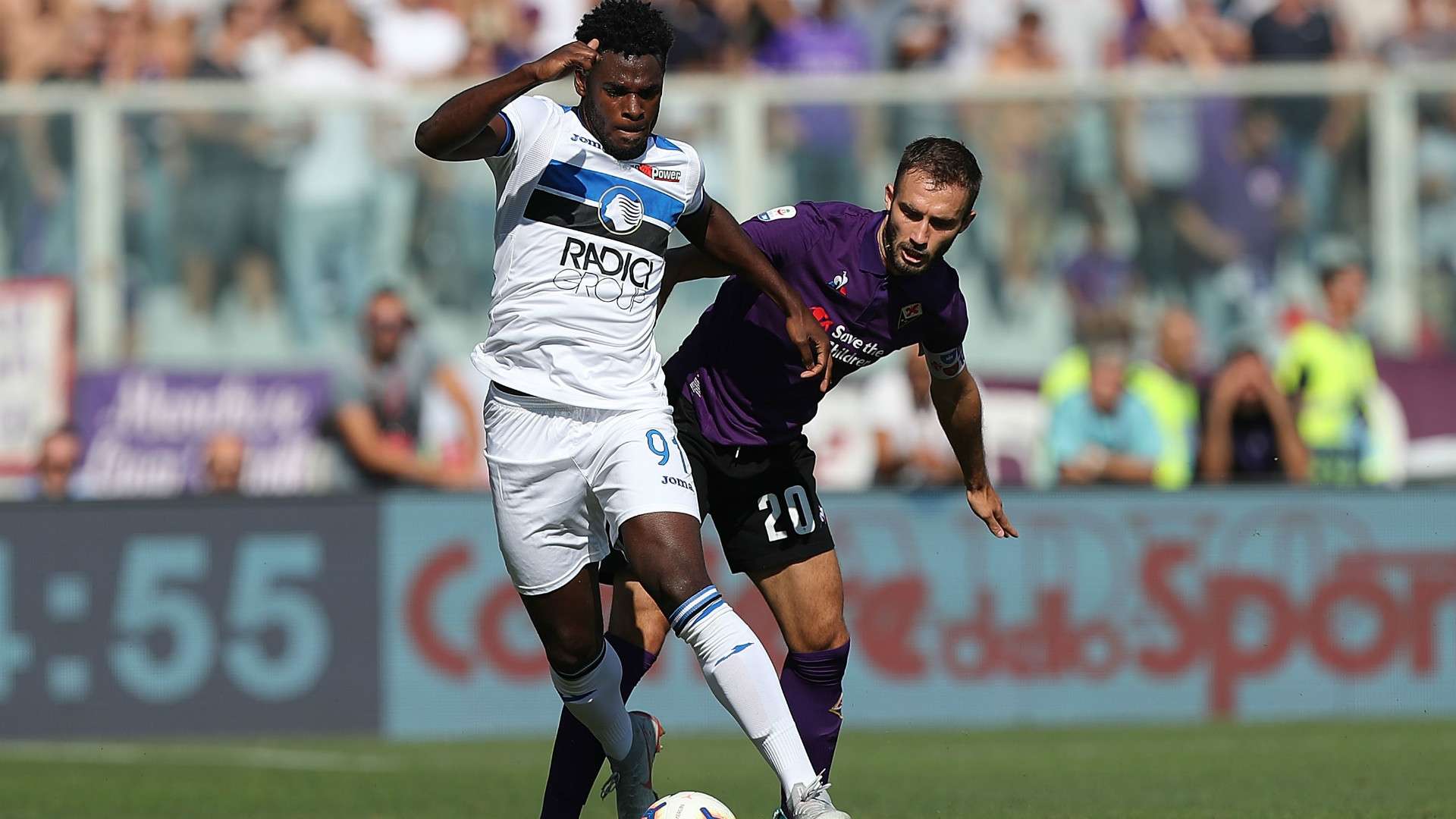 Zapata Fiorentina Atalanta