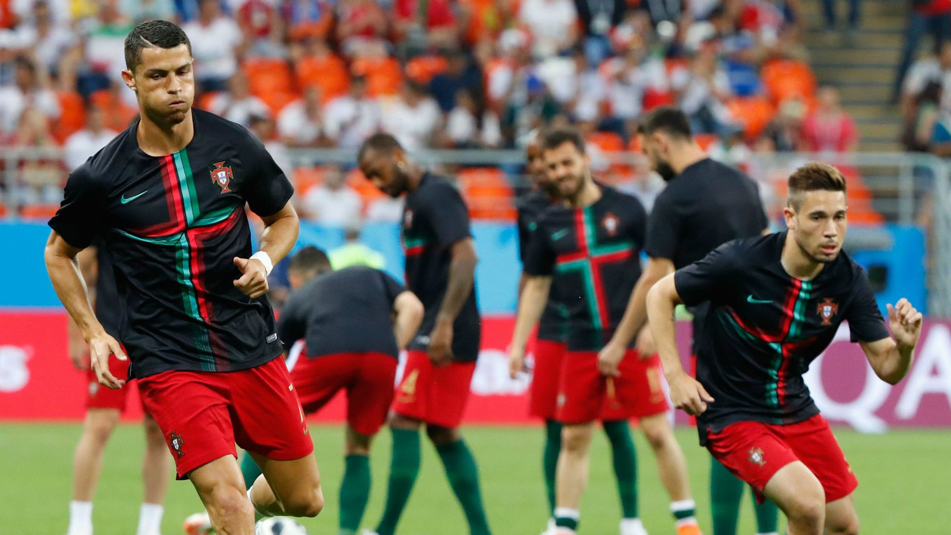 Portugal pre-match training vs Morocco World Cup