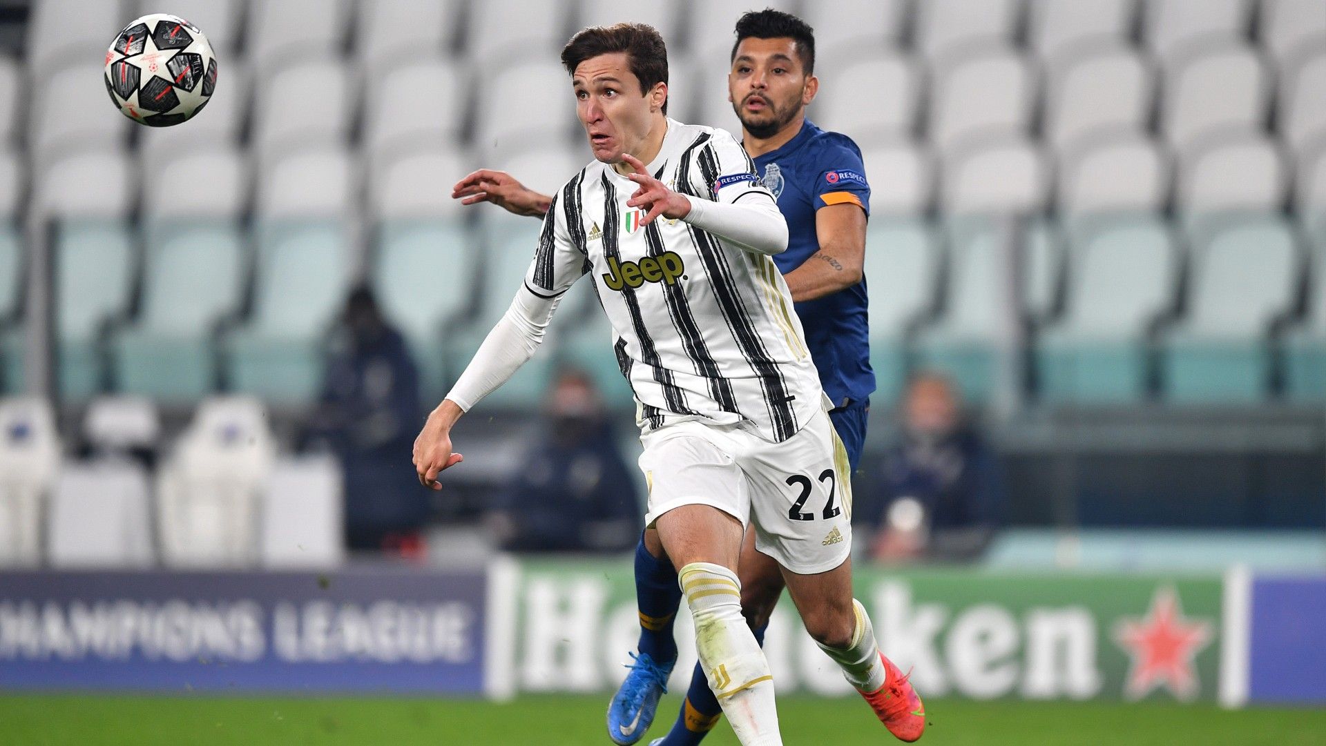 Juventus Porto Federico Chiesa Tecatito Corona