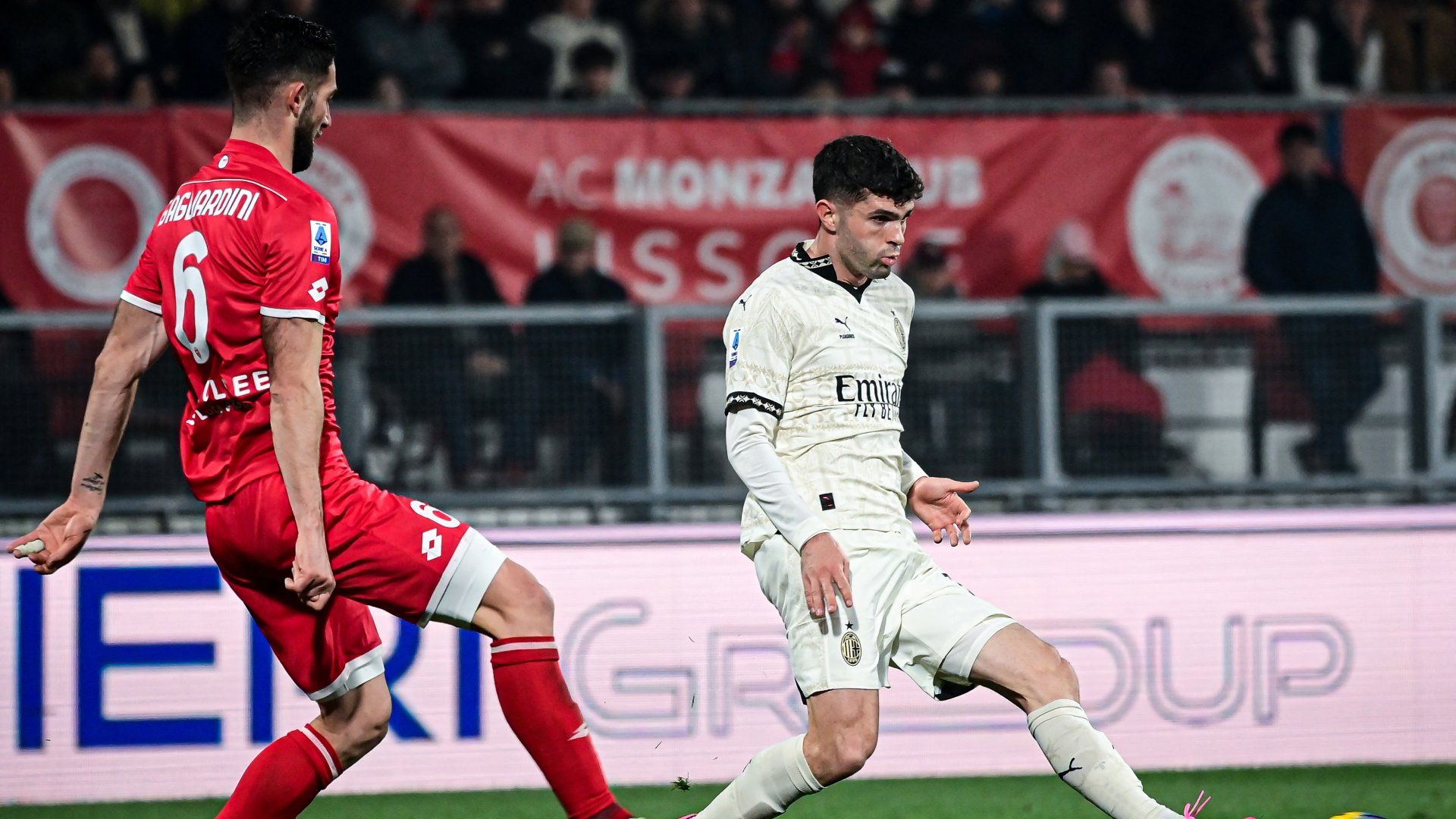 Christian Pulisic Monza AC Milan 2023-24